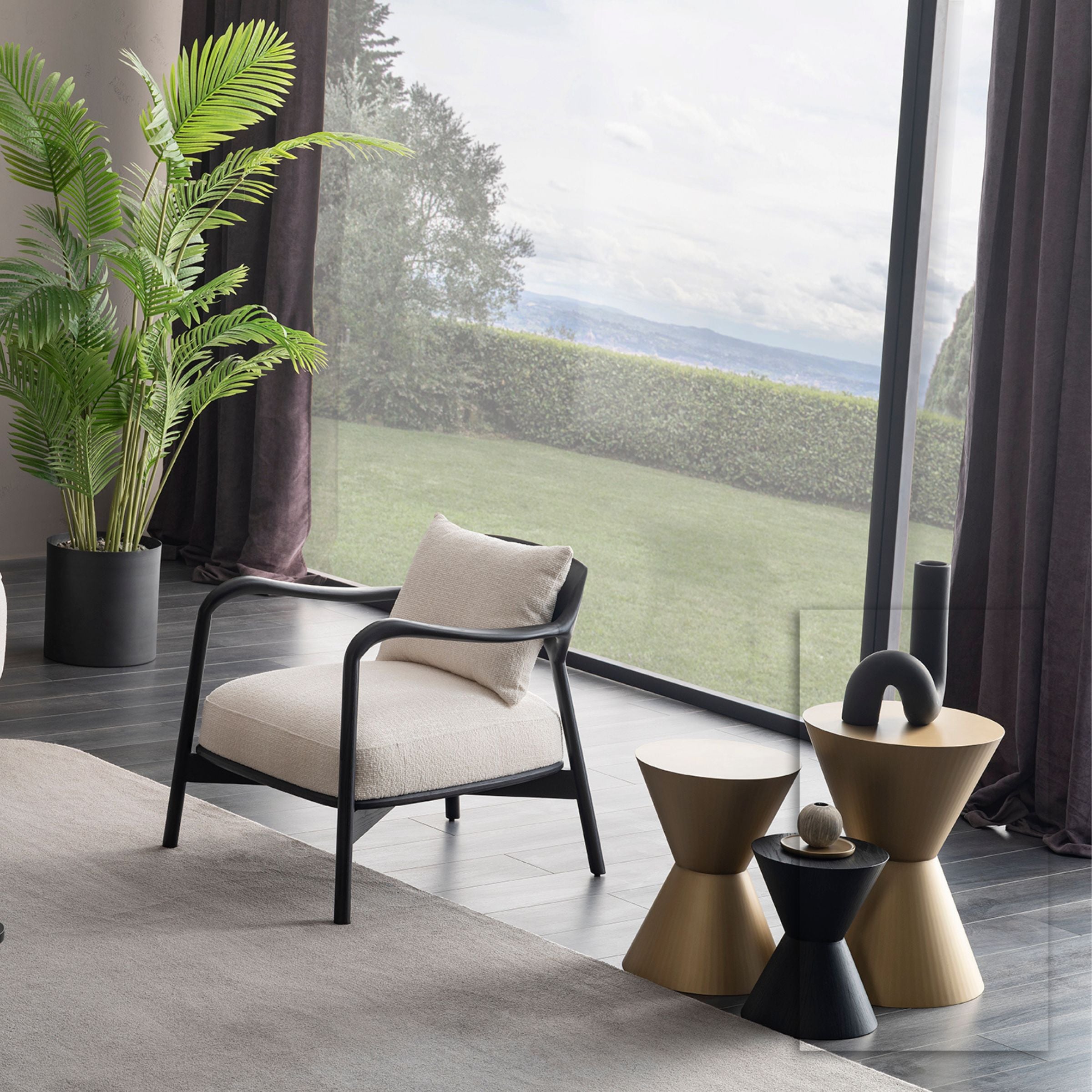 GRANDE BUTTON SIDE TABLE BIG ORXGRND-STB42 -  Side Tables - ebarza Furniture UAE | Shop Modern Furniture in Abu Dhabi & Dubai - مفروشات ايبازرا في الامارات | تسوق اثاث عصري وديكورات مميزة في دبي وابوظبي