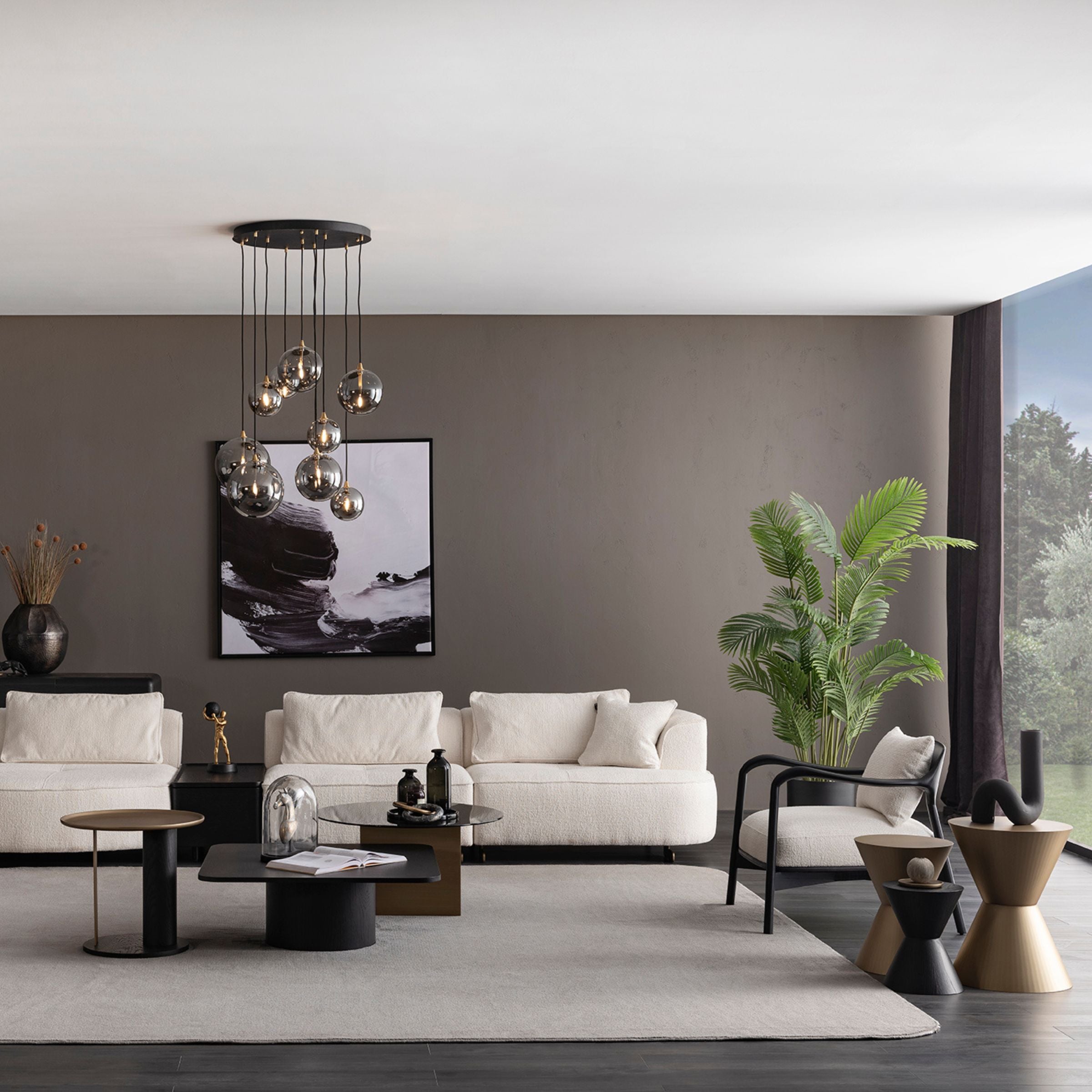 GRANDE BUTTON SIDE TABLE BIG ORXGRND-STB42 -  Side Tables - ebarza Furniture UAE | Shop Modern Furniture in Abu Dhabi & Dubai - مفروشات ايبازرا في الامارات | تسوق اثاث عصري وديكورات مميزة في دبي وابوظبي