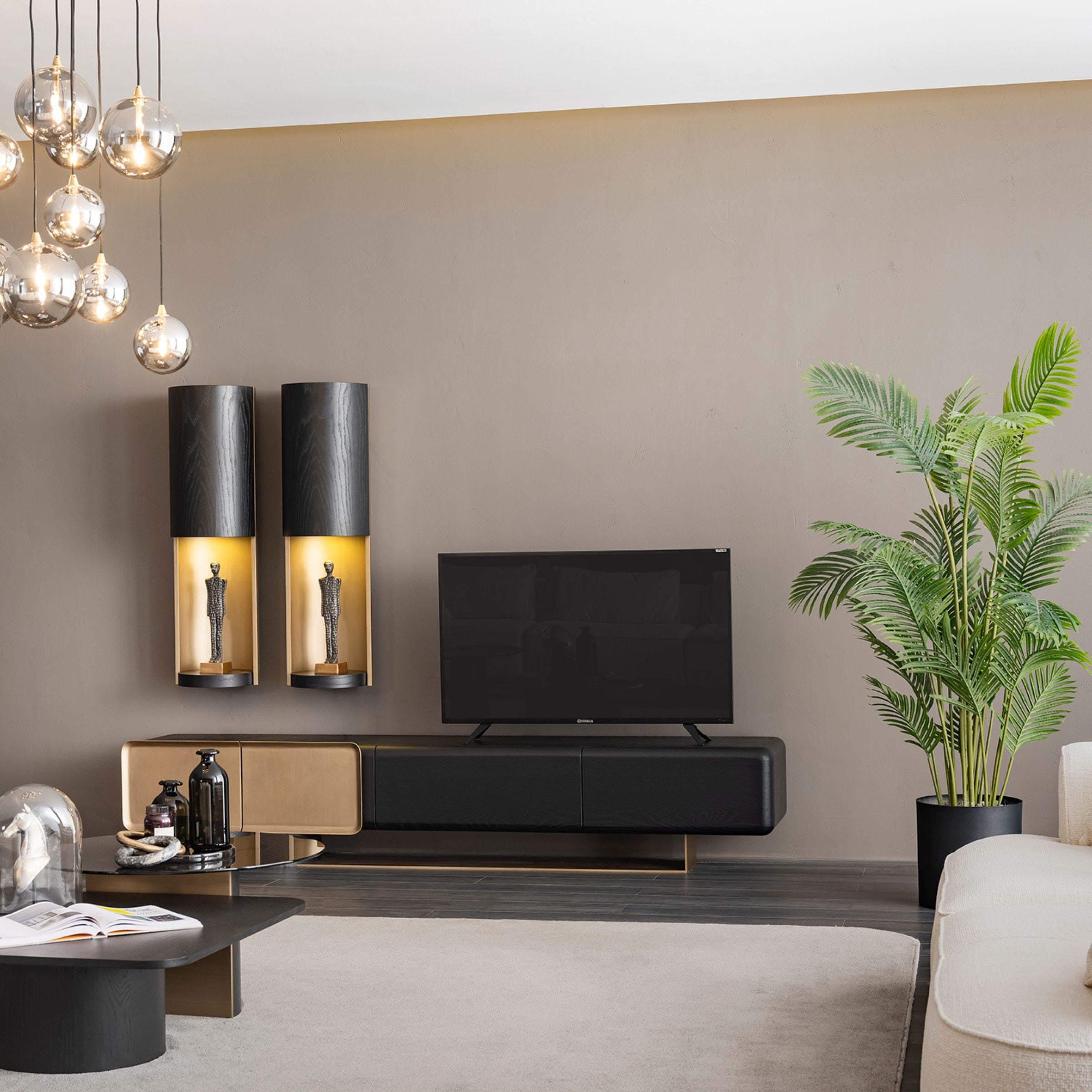 Display Item - Grande Set of 2 Wall shelves  ORXGRND-TVU255 Nakheel -  DISPLAY ITEM - ebarza Furniture UAE | Shop Modern Furniture in Abu Dhabi & Dubai - مفروشات ايبازرا في الامارات | تسوق اثاث عصري وديكورات مميزة في دبي وابوظبي