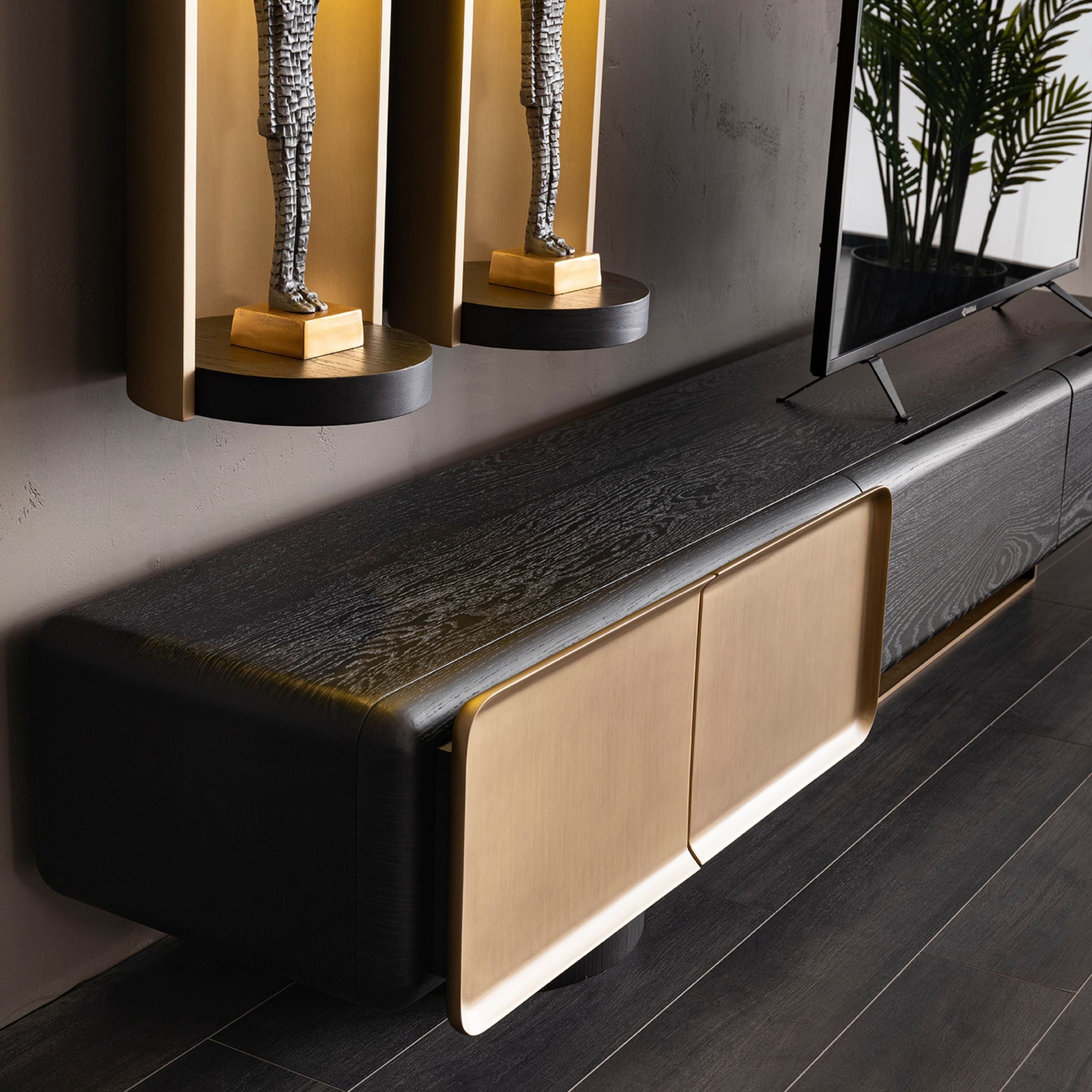 Grande Set of 2 Wall shelves  ORXGRND-TVU255 -  TV Units - ebarza Furniture UAE | Shop Modern Furniture in Abu Dhabi & Dubai - مفروشات ايبازرا في الامارات | تسوق اثاث عصري وديكورات مميزة في دبي وابوظبي