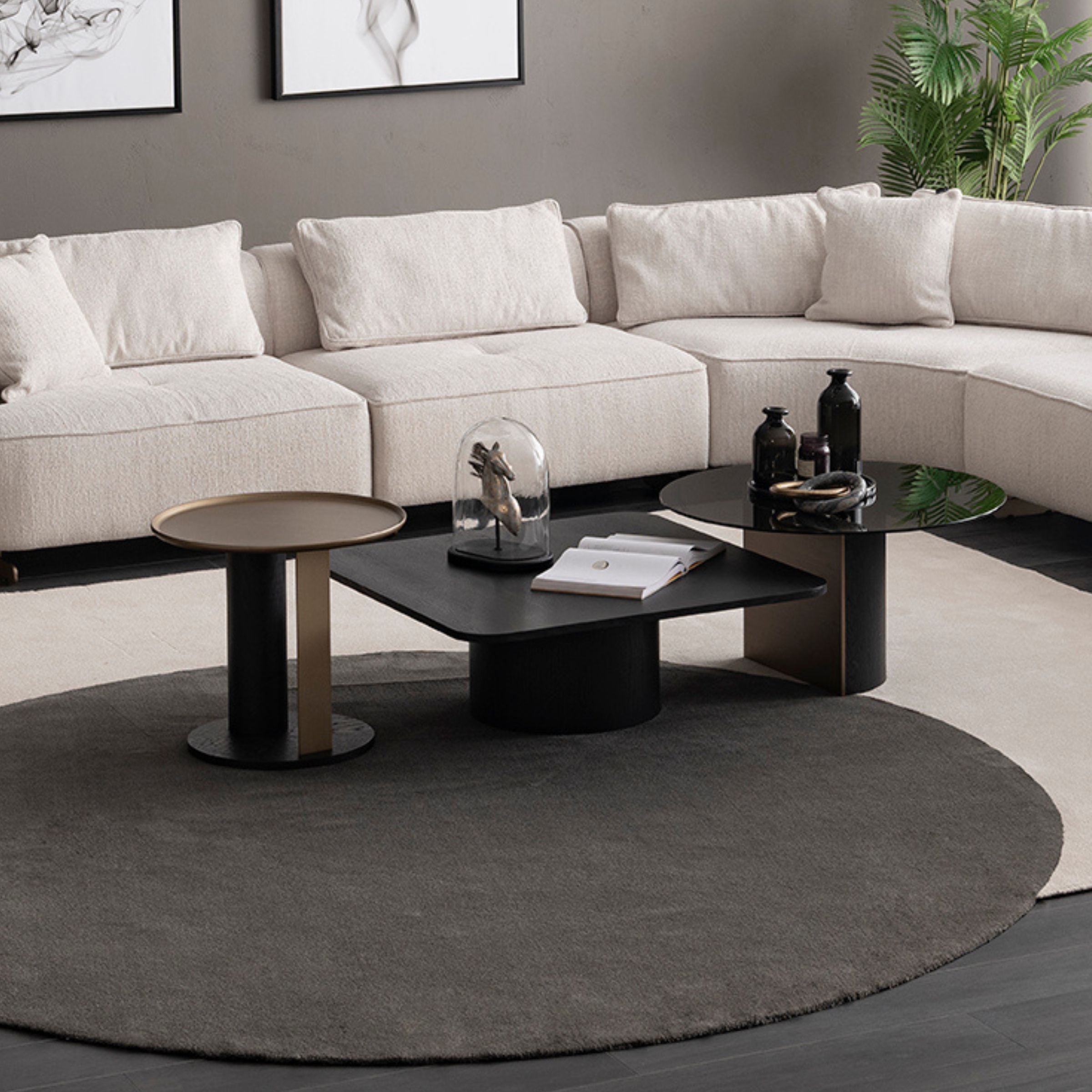 Grande Side Table ORXGRND-ST55 -  Side Tables - ebarza Furniture UAE | Shop Modern Furniture in Abu Dhabi & Dubai - مفروشات ايبازرا في الامارات | تسوق اثاث عصري وديكورات مميزة في دبي وابوظبي