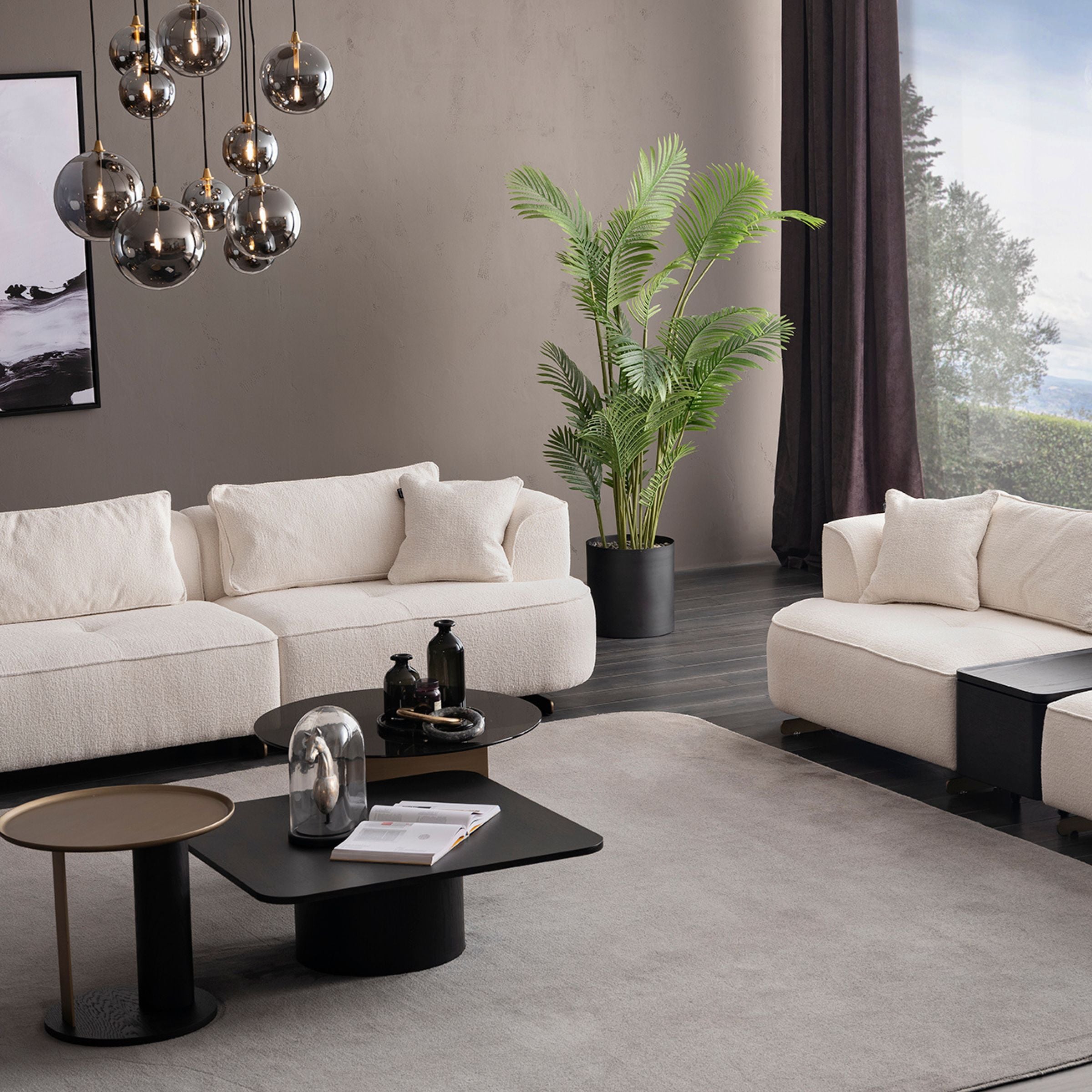 Grande Side Table ORXGRND-ST55 -  Side Tables - ebarza Furniture UAE | Shop Modern Furniture in Abu Dhabi & Dubai - مفروشات ايبازرا في الامارات | تسوق اثاث عصري وديكورات مميزة في دبي وابوظبي