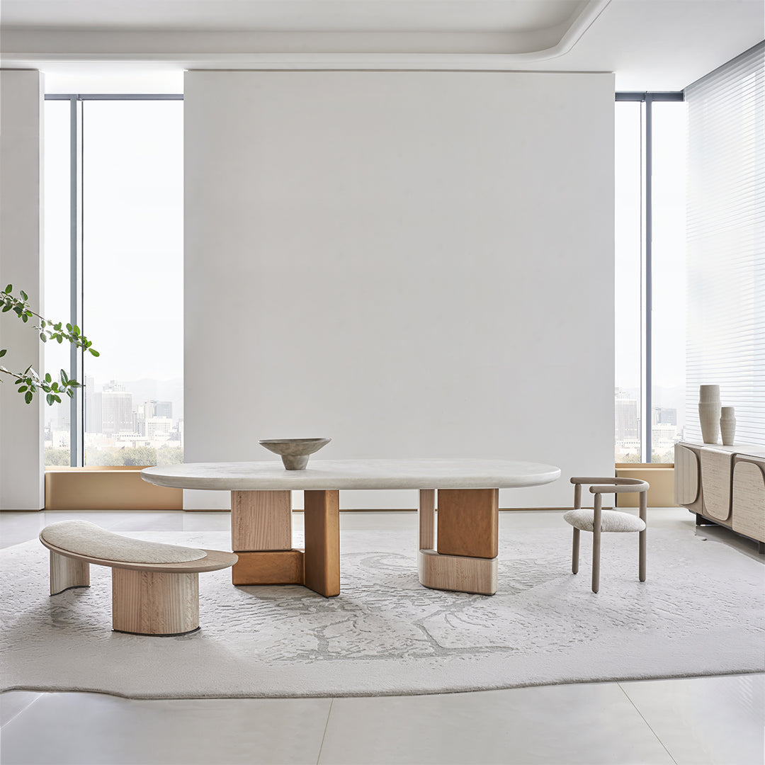 Pre-order 25 Days Delivery Grandeur Bench AMCJ-TD6069 -  Benches - ebarza Furniture UAE | Shop Modern Furniture in Abu Dhabi & Dubai - مفروشات ايبازرا في الامارات | تسوق اثاث عصري وديكورات مميزة في دبي وابوظبي