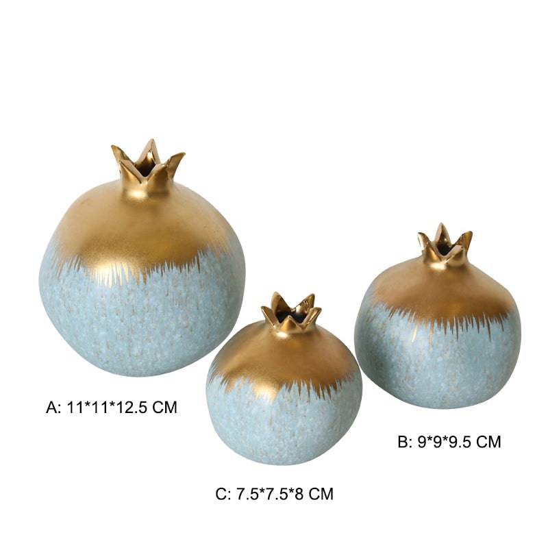 Green Pomegranate Decoration-C Fa-D1972C -  Home Decor Figurines | زينة الرمان الأخضر - ebarza Furniture UAE | Shop Modern Furniture in Abu Dhabi & Dubai - مفروشات ايبازرا في الامارات | تسوق اثاث عصري وديكورات مميزة في دبي وابوظبي