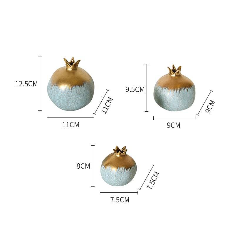 Green Pomegranate Decoration-C Fa-D1972C -  Home Decor Figurines | زينة الرمان الأخضر - ebarza Furniture UAE | Shop Modern Furniture in Abu Dhabi & Dubai - مفروشات ايبازرا في الامارات | تسوق اثاث عصري وديكورات مميزة في دبي وابوظبي