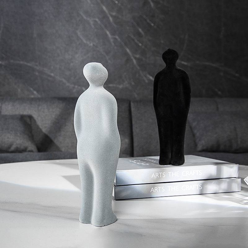 Grey Figure Decoration-A  Fa-Sz2013A -  Home Decor Figurines | زخرفة باللون الرمادي - ebarza Furniture UAE | Shop Modern Furniture in Abu Dhabi & Dubai - مفروشات ايبازرا في الامارات | تسوق اثاث عصري وديكورات مميزة في دبي وابوظبي