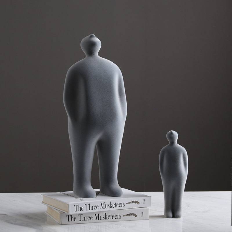 Grey Figure Decoration-A  Fa-Sz2013A -  Home Decor Figurines | زخرفة باللون الرمادي - ebarza Furniture UAE | Shop Modern Furniture in Abu Dhabi & Dubai - مفروشات ايبازرا في الامارات | تسوق اثاث عصري وديكورات مميزة في دبي وابوظبي