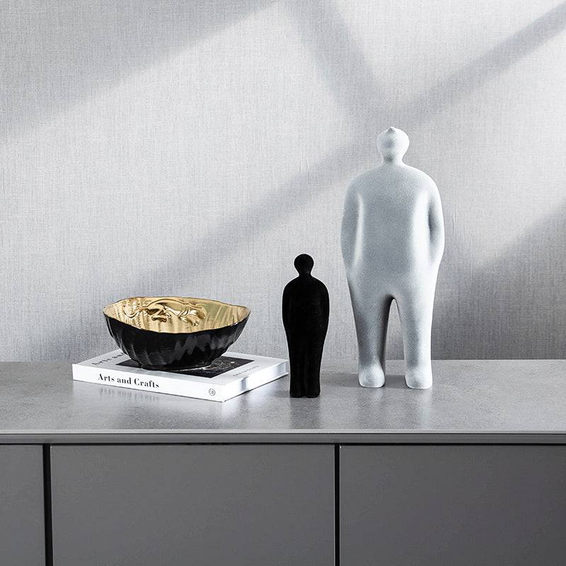 Grey Figure Decoration-A  Fa-Sz2013A -  Home Decor Figurines | زخرفة باللون الرمادي - ebarza Furniture UAE | Shop Modern Furniture in Abu Dhabi & Dubai - مفروشات ايبازرا في الامارات | تسوق اثاث عصري وديكورات مميزة في دبي وابوظبي