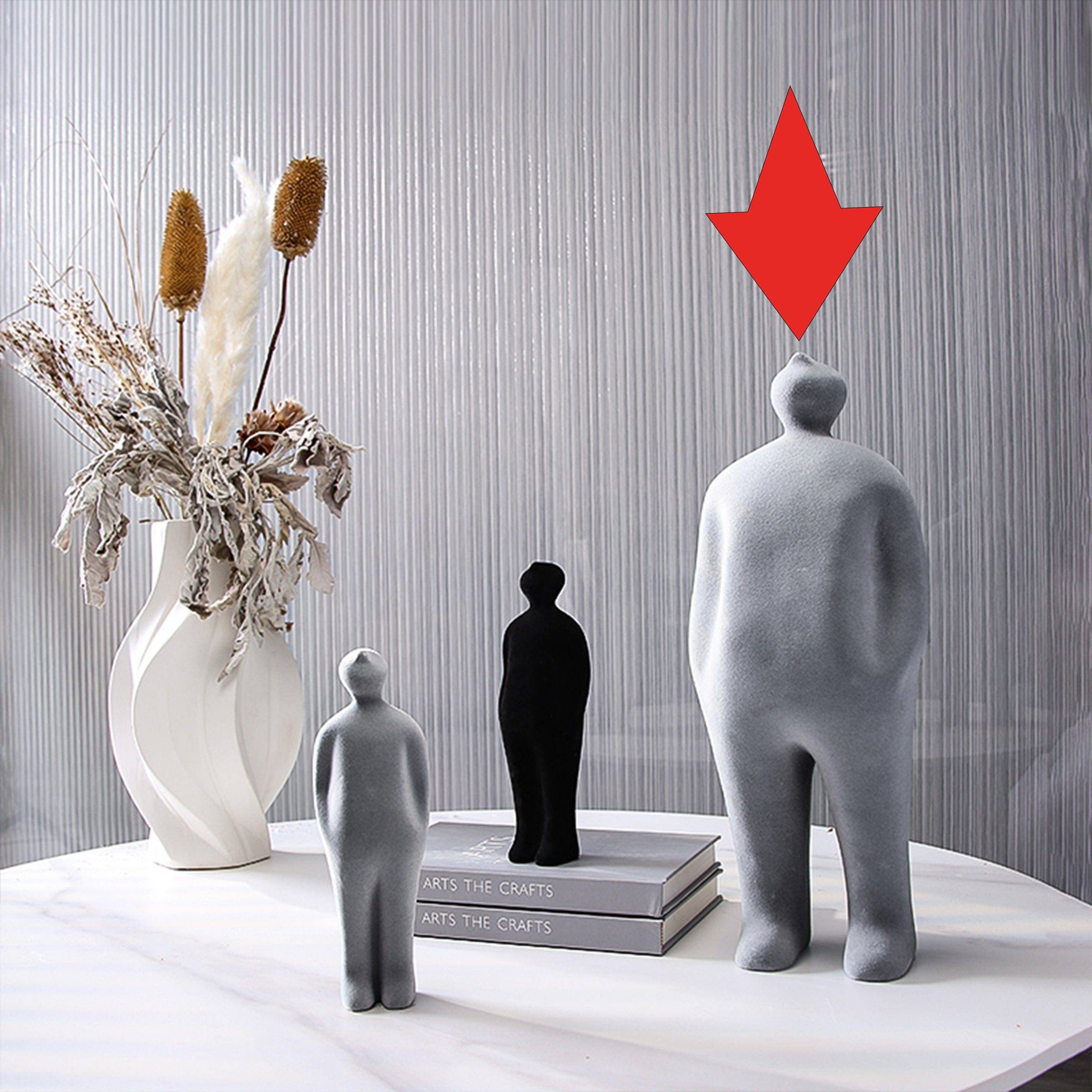 Grey Figure Decoration-A  Fa-Sz2013A -  Home Decor Figurines | زخرفة باللون الرمادي - ebarza Furniture UAE | Shop Modern Furniture in Abu Dhabi & Dubai - مفروشات ايبازرا في الامارات | تسوق اثاث عصري وديكورات مميزة في دبي وابوظبي