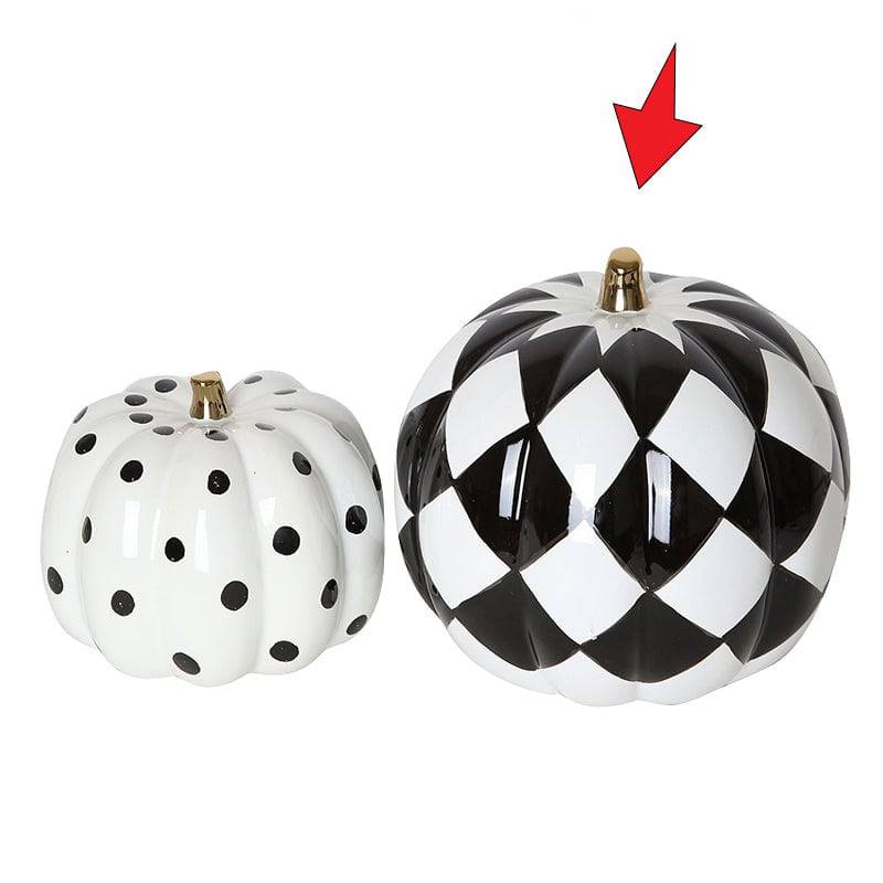 Grid Pumpkin Decoration-A Fa-D1988A -  Home Decor Figurines - ebarza Furniture UAE | Shop Modern Furniture in Abu Dhabi & Dubai - مفروشات ايبازرا في الامارات | تسوق اثاث عصري وديكورات مميزة في دبي وابوظبي