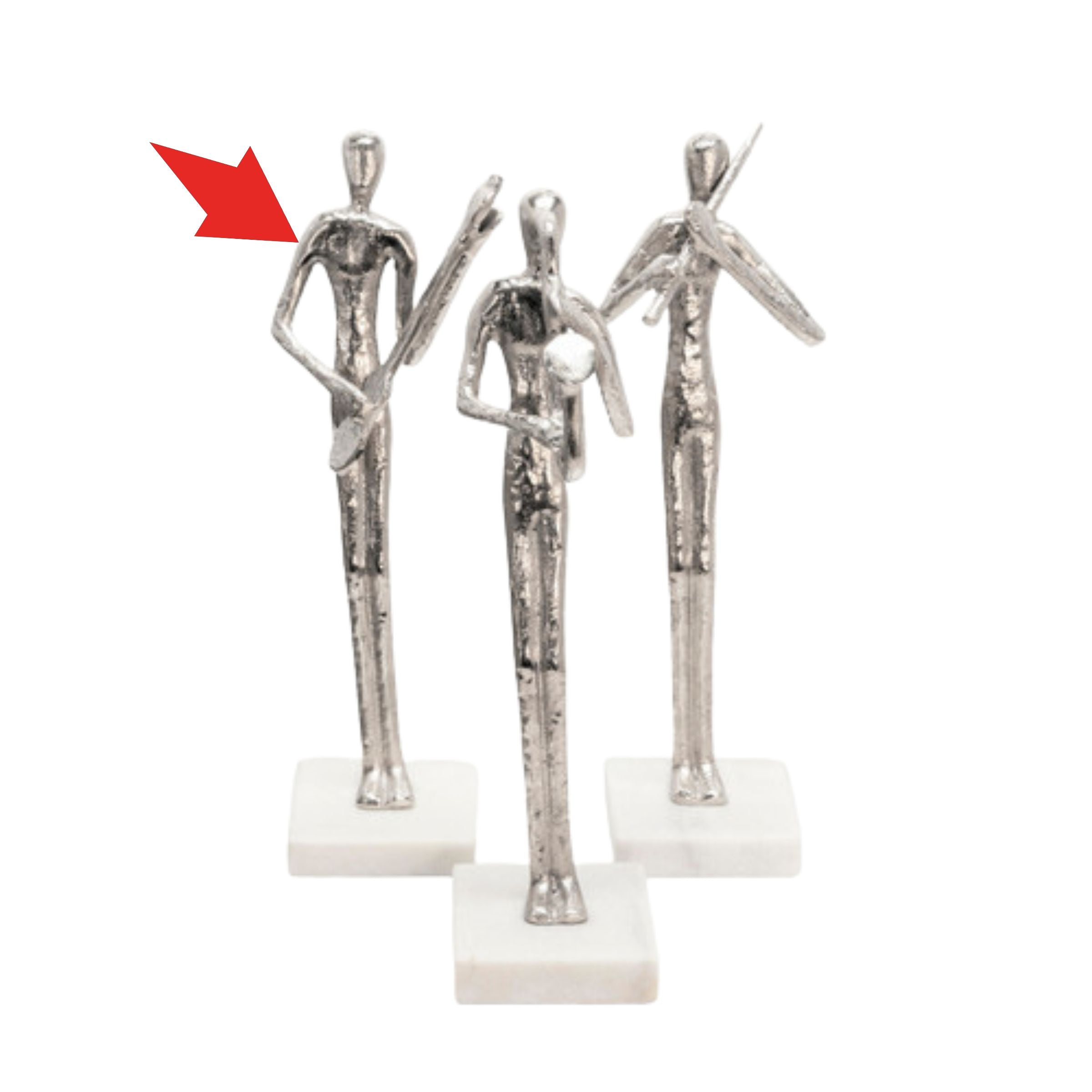 Guitar Musician On Marble Base 15581-01 -  Home Decor Figurines | موسيقي الجيتار للتسليم على قاعدة رخامية - ebarza Furniture UAE | Shop Modern Furniture in Abu Dhabi & Dubai - مفروشات ايبازرا في الامارات | تسوق اثاث عصري وديكورات مميزة في دبي وابوظبي