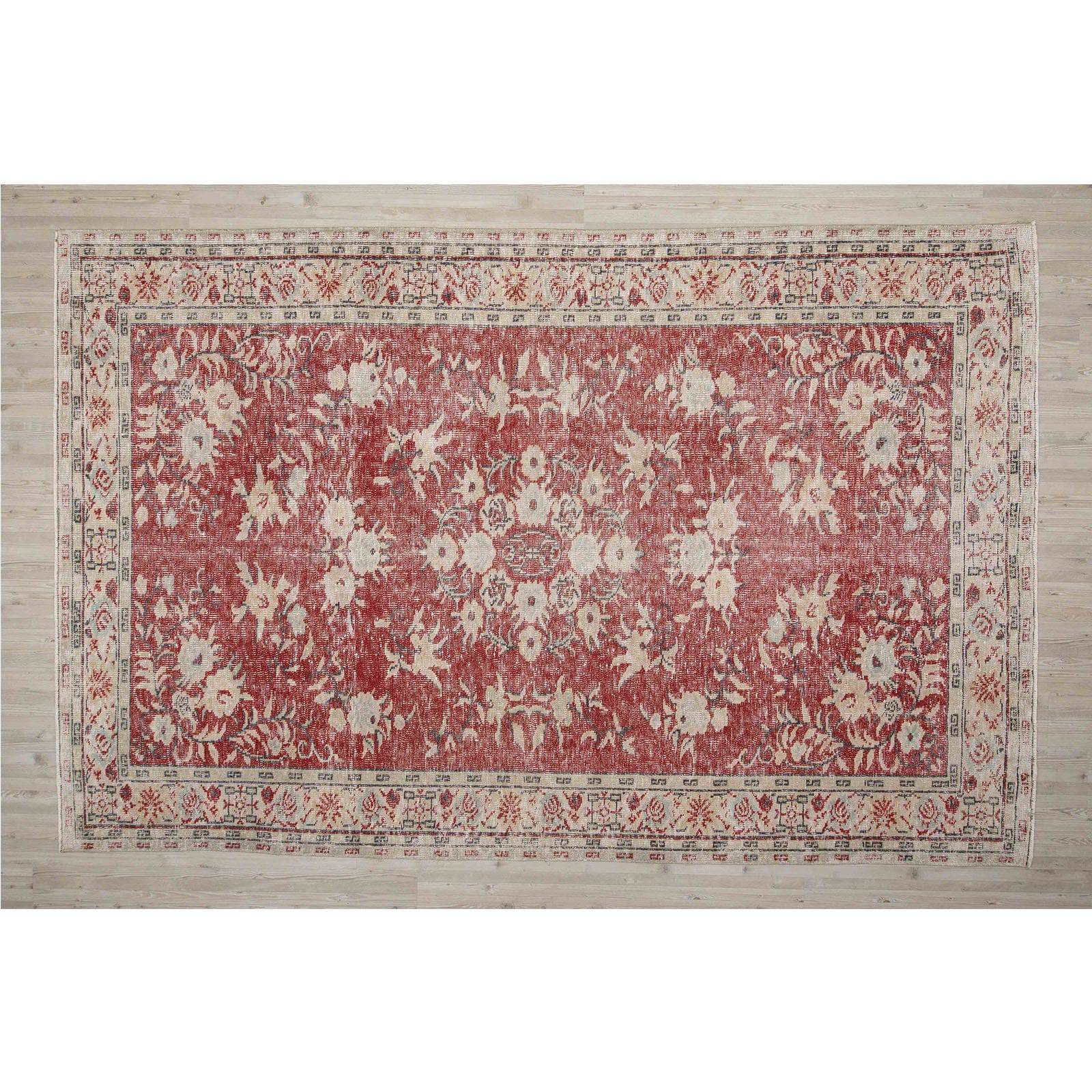 Hali 192X297  Cm Bursa Handmade Over Dyed Rug  2632 -  Rugs - ebarza Furniture UAE | Shop Modern Furniture in Abu Dhabi & Dubai - مفروشات ايبازرا في الامارات | تسوق اثاث عصري وديكورات مميزة في دبي وابوظبي