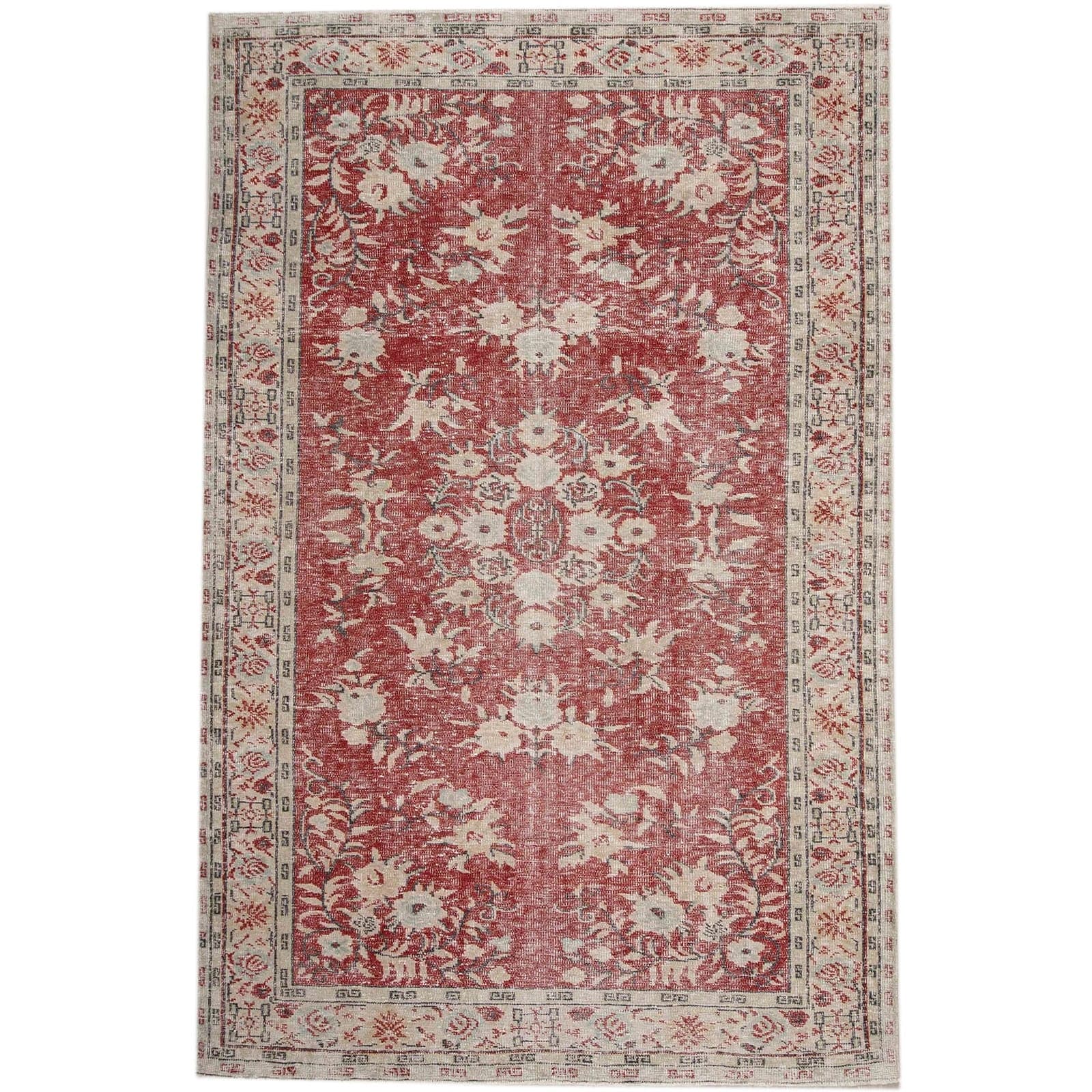 Hali 192X297  Cm Bursa Handmade Over Dyed Rug  2632 -  Rugs - ebarza Furniture UAE | Shop Modern Furniture in Abu Dhabi & Dubai - مفروشات ايبازرا في الامارات | تسوق اثاث عصري وديكورات مميزة في دبي وابوظبي