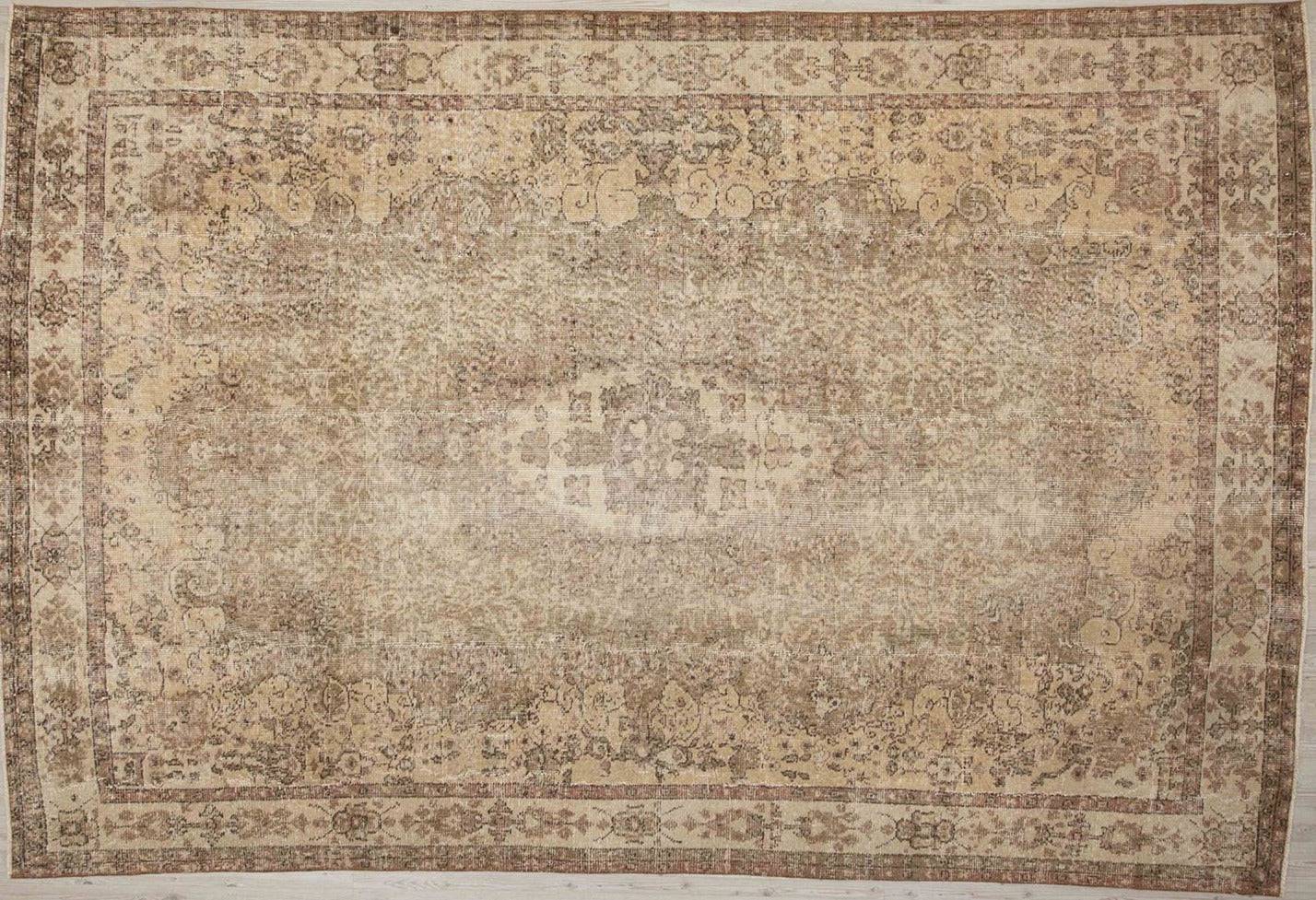 Hali 194X287  Cm Bursa Handmade Over Dyed Rug  2585 -  Rugs - ebarza Furniture UAE | Shop Modern Furniture in Abu Dhabi & Dubai - مفروشات ايبازرا في الامارات | تسوق اثاث عصري وديكورات مميزة في دبي وابوظبي