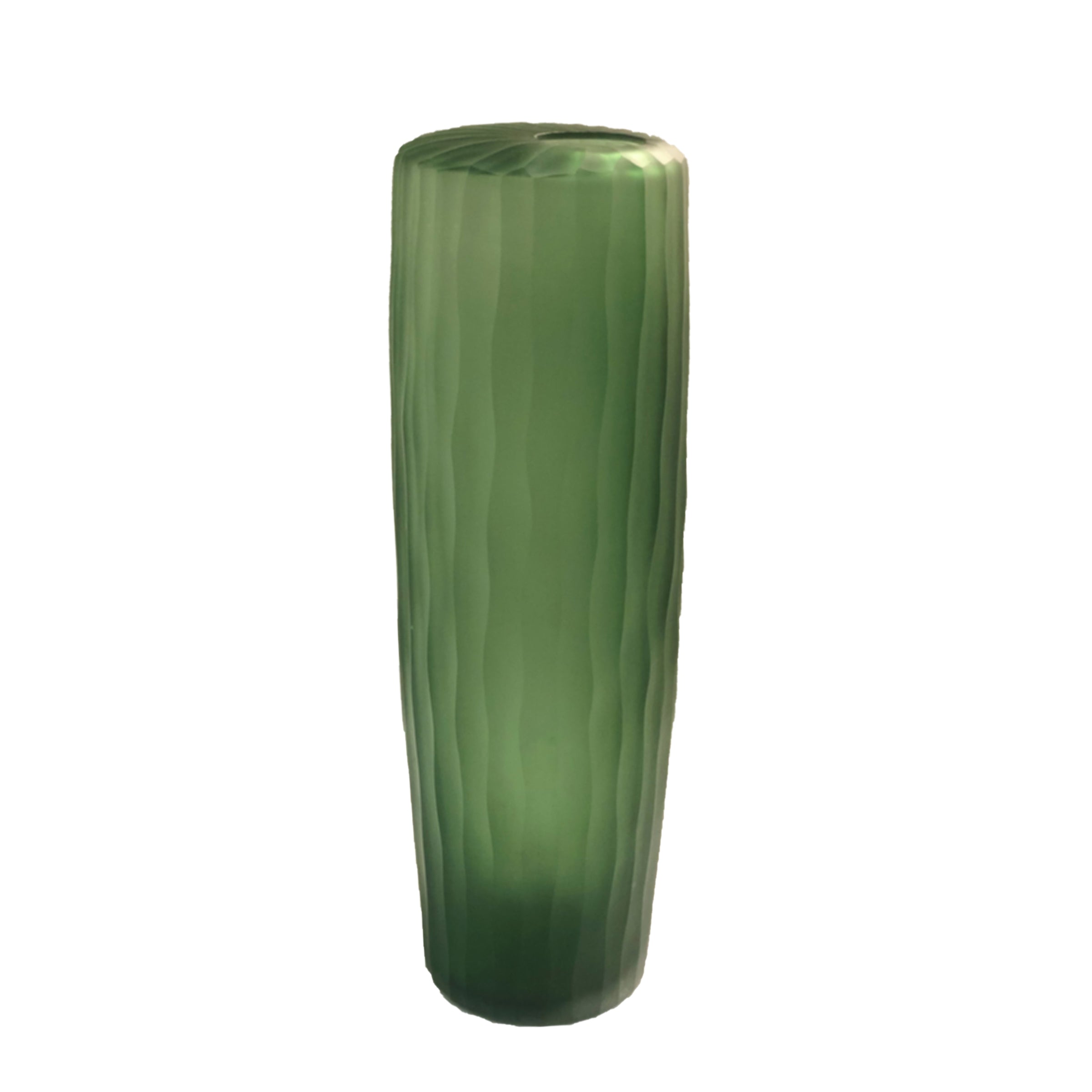 Handmade Balloton Glass  Vase 15208-420-Green -  Vases | مزهرية زجاجية مصنوعة يدويًا - ebarza Furniture UAE | Shop Modern Furniture in Abu Dhabi & Dubai - مفروشات ايبازرا في الامارات | تسوق اثاث عصري وديكورات مميزة في دبي وابوظبي