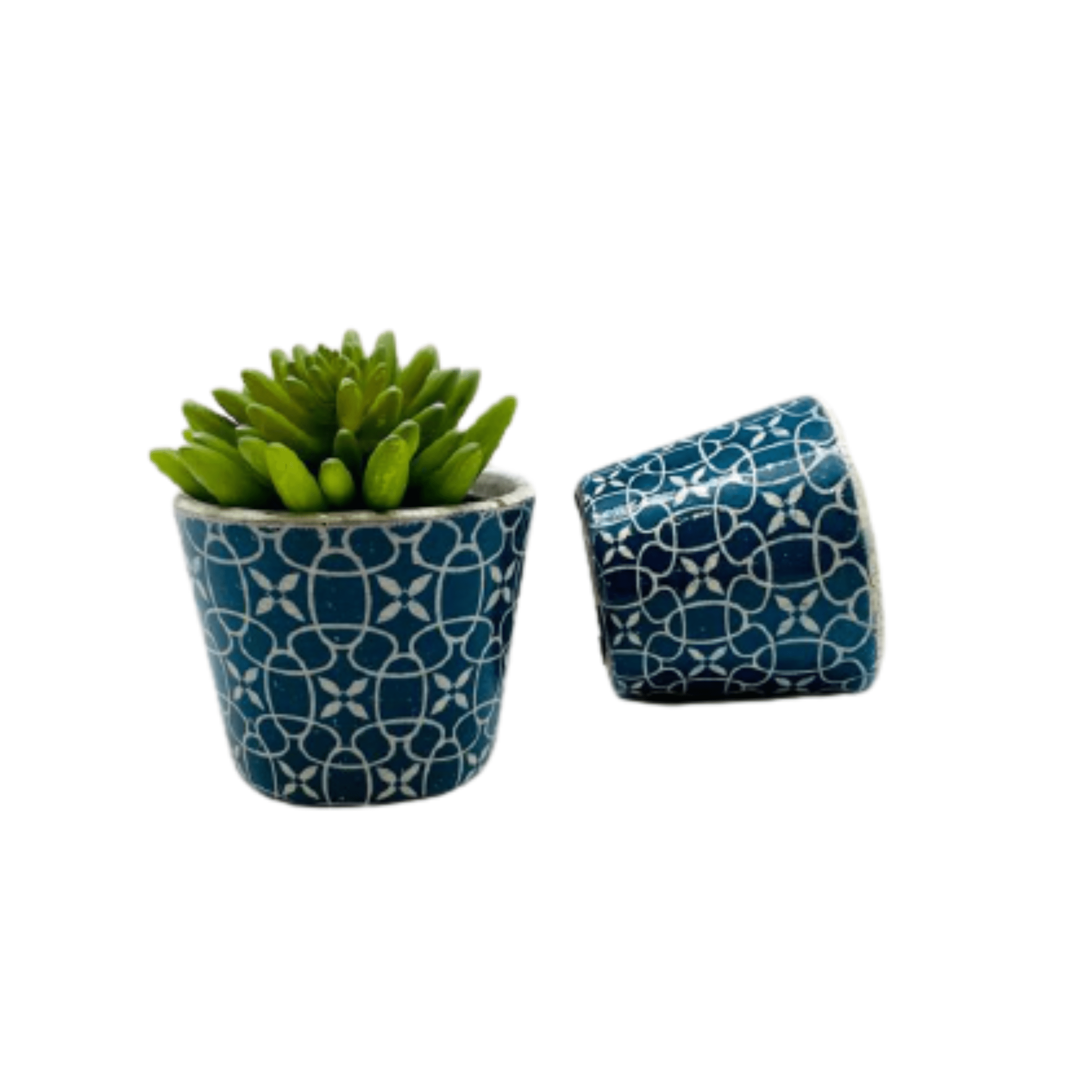 Handmade  Ceramic Planter Lh3904 -  Planter Boxes | وعاء للزراعه يدويه الصنع من السيراميك - ebarza Furniture UAE | Shop Modern Furniture in Abu Dhabi & Dubai - مفروشات ايبازرا في الامارات | تسوق اثاث عصري وديكورات مميزة في دبي وابوظبي