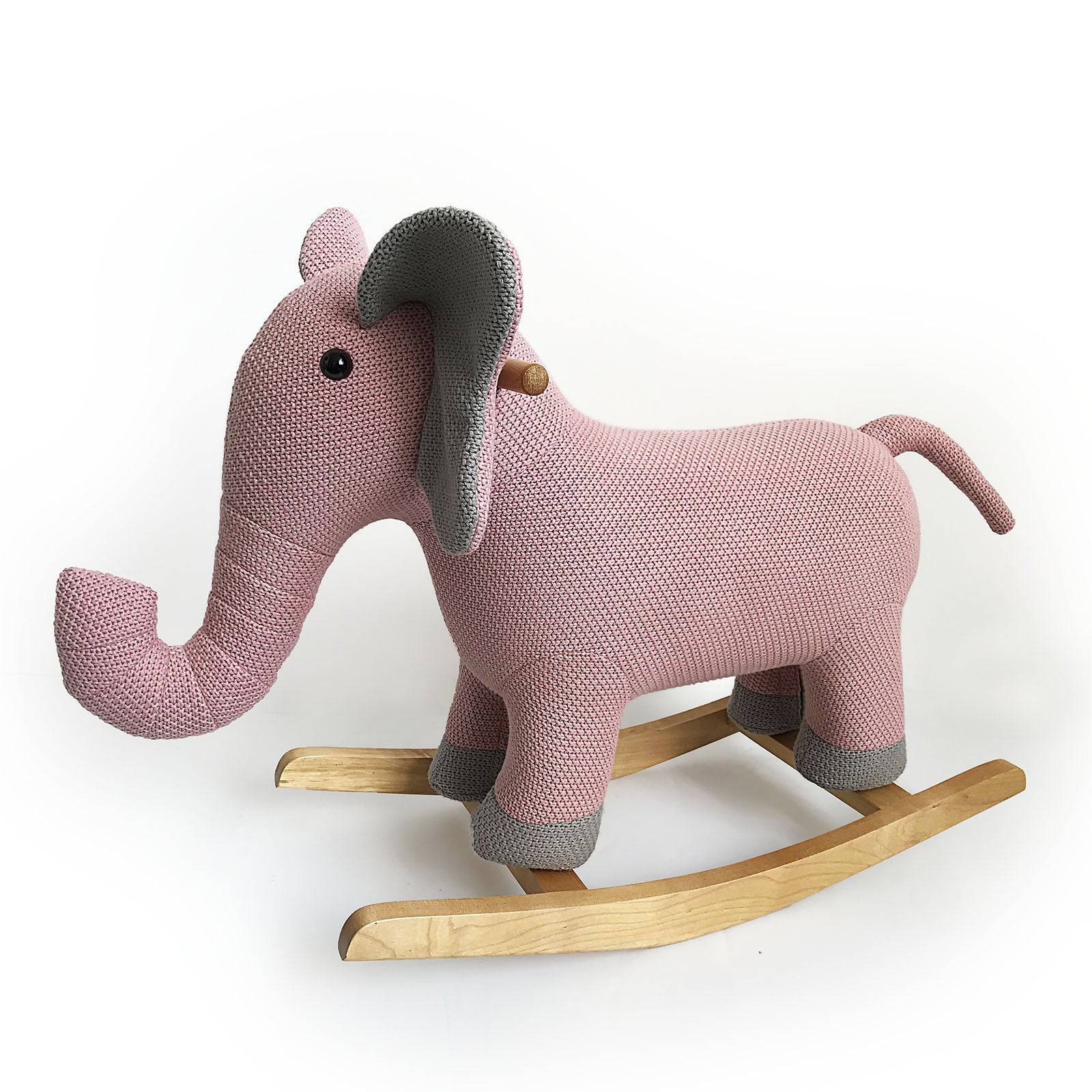 Handmade Cute Rocking Elephant Decorative Lt-Y16 -  Kids Dolls - ebarza Furniture UAE | Shop Modern Furniture in Abu Dhabi & Dubai - مفروشات ايبازرا في الامارات | تسوق اثاث عصري وديكورات مميزة في دبي وابوظبي