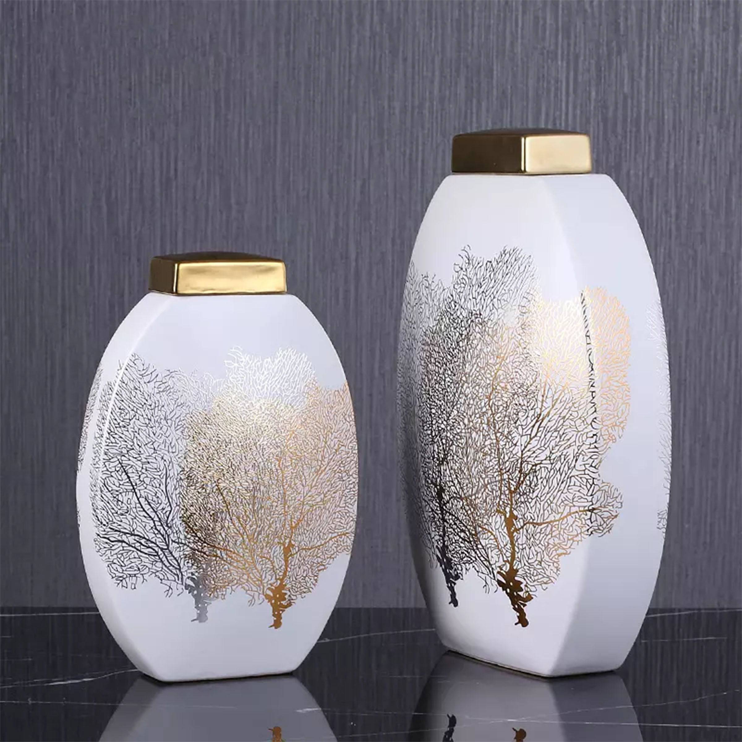 Handmade Decorative Vase  Fa-D1984A -  Vases - ebarza Furniture UAE | Shop Modern Furniture in Abu Dhabi & Dubai - مفروشات ايبازرا في الامارات | تسوق اثاث عصري وديكورات مميزة في دبي وابوظبي