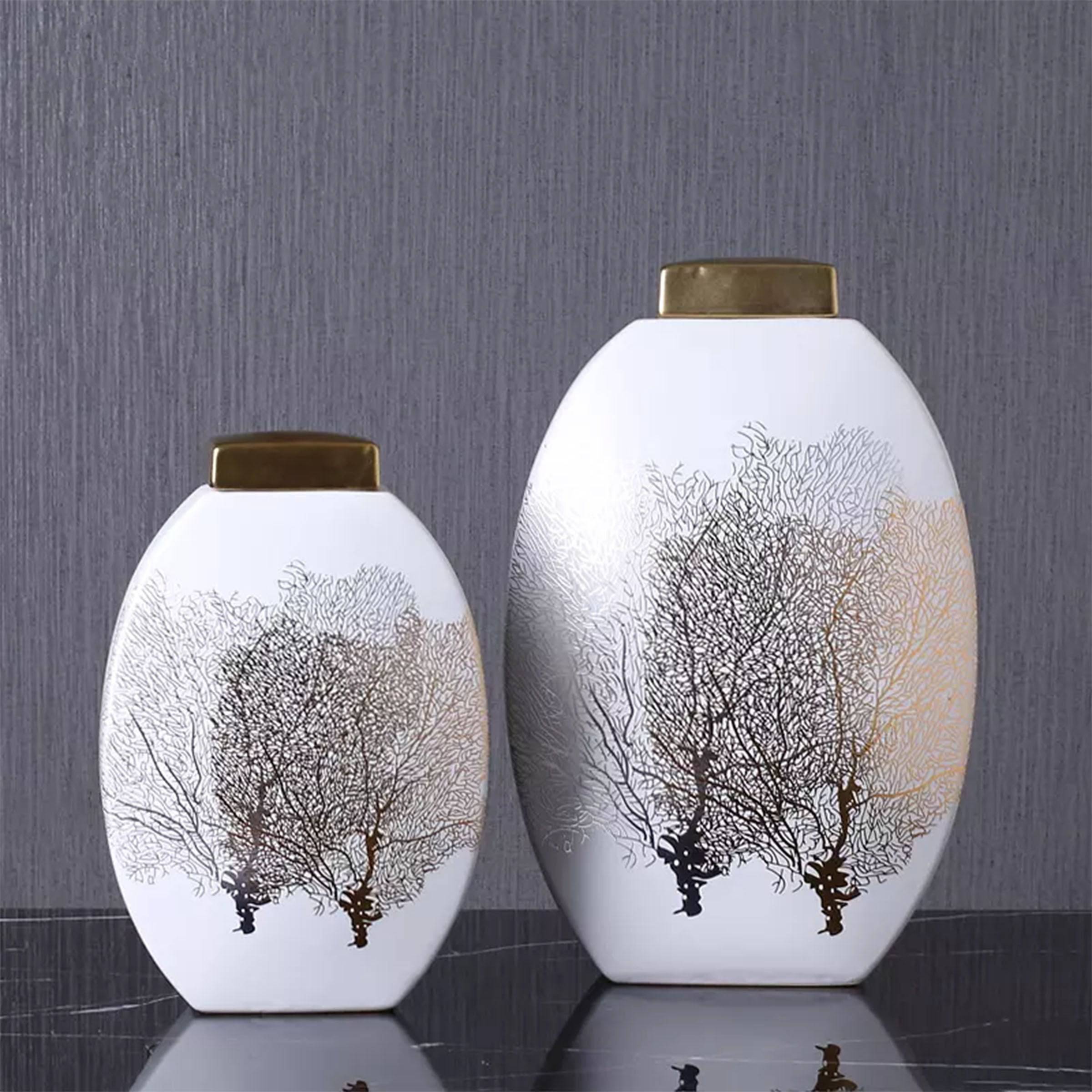 Handmade Decorative Vase  Fa-D1984A -  Vases - ebarza Furniture UAE | Shop Modern Furniture in Abu Dhabi & Dubai - مفروشات ايبازرا في الامارات | تسوق اثاث عصري وديكورات مميزة في دبي وابوظبي