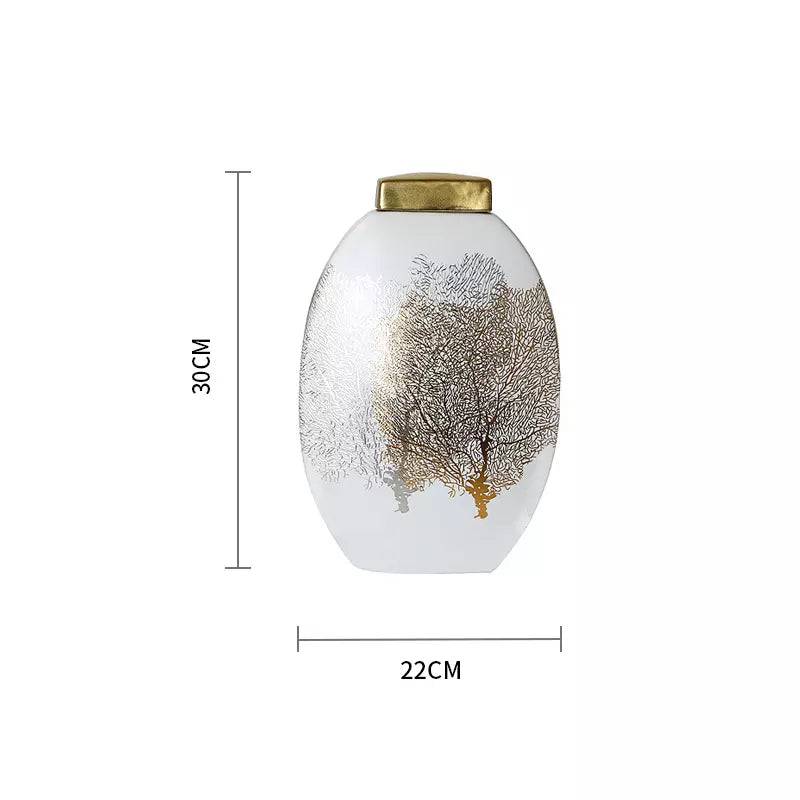 Handmade Decorative Vase  Fa-D1984B -  Vases - ebarza Furniture UAE | Shop Modern Furniture in Abu Dhabi & Dubai - مفروشات ايبازرا في الامارات | تسوق اثاث عصري وديكورات مميزة في دبي وابوظبي