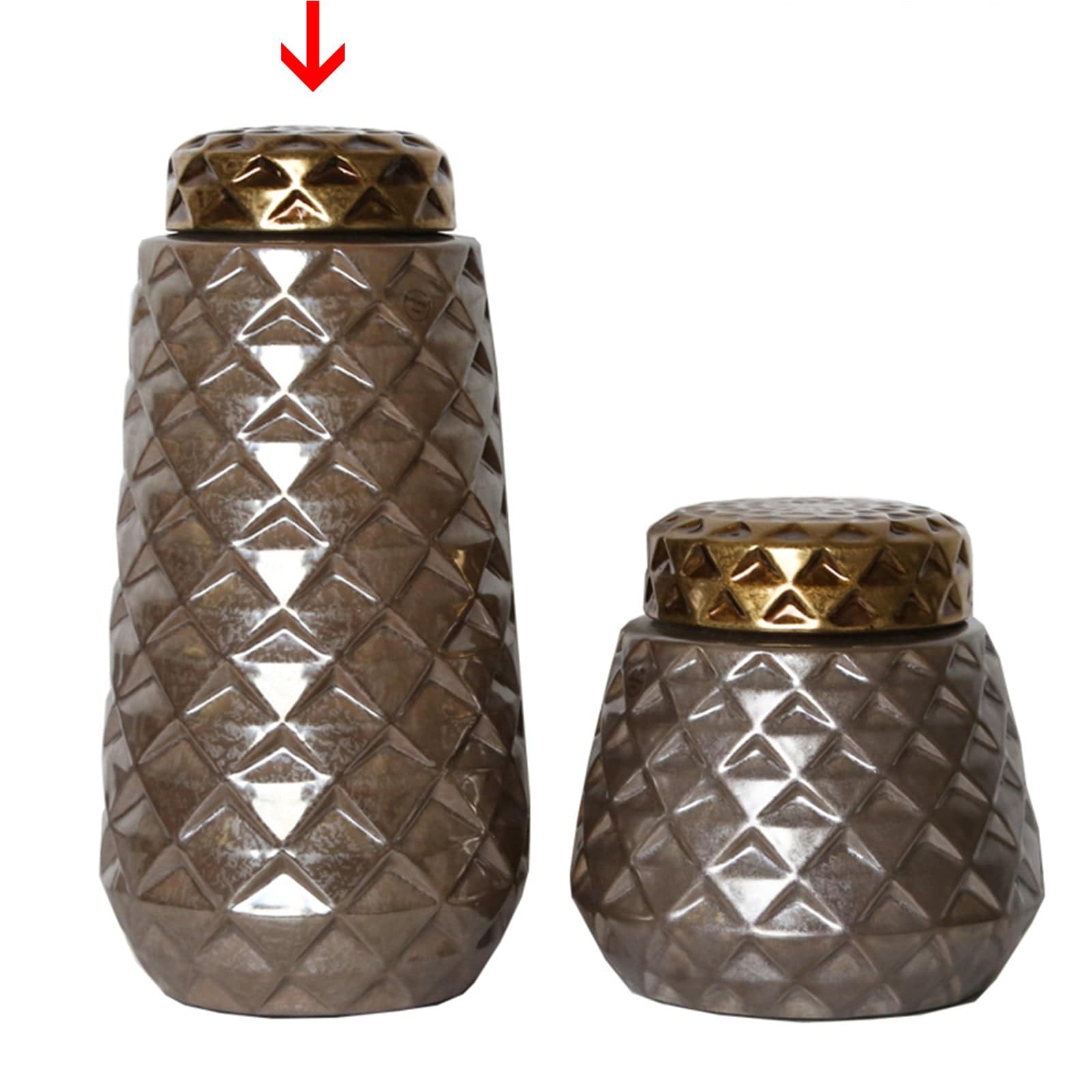 Handmade Decorative Vase  Fa-D2004A -  Vases | مزهرية ديكور صناعة يدوية - ebarza Furniture UAE | Shop Modern Furniture in Abu Dhabi & Dubai - مفروشات ايبازرا في الامارات | تسوق اثاث عصري وديكورات مميزة في دبي وابوظبي