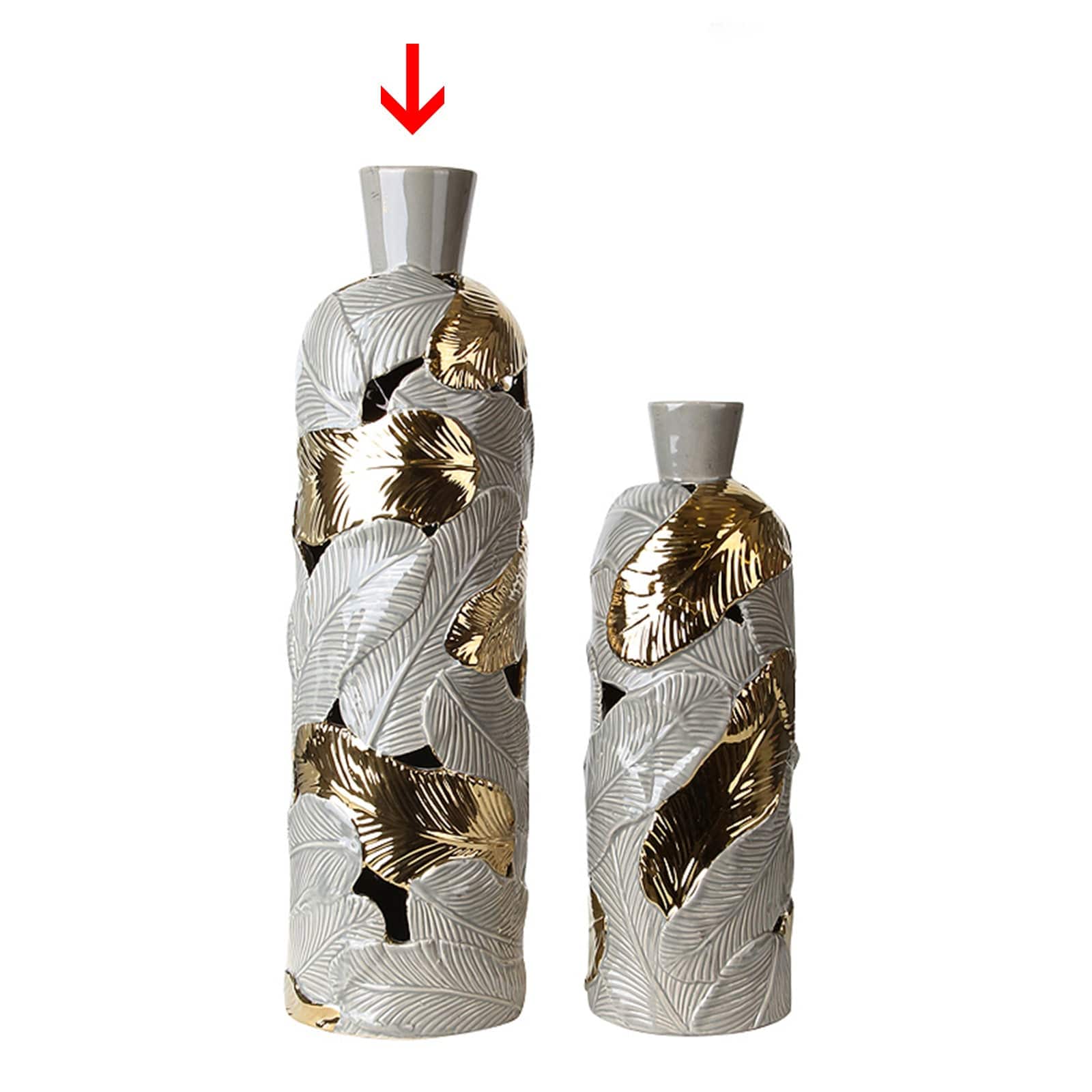 Handmade Decorative Vase Fa-D2007A -  Vases - ebarza Furniture UAE | Shop Modern Furniture in Abu Dhabi & Dubai - مفروشات ايبازرا في الامارات | تسوق اثاث عصري وديكورات مميزة في دبي وابوظبي