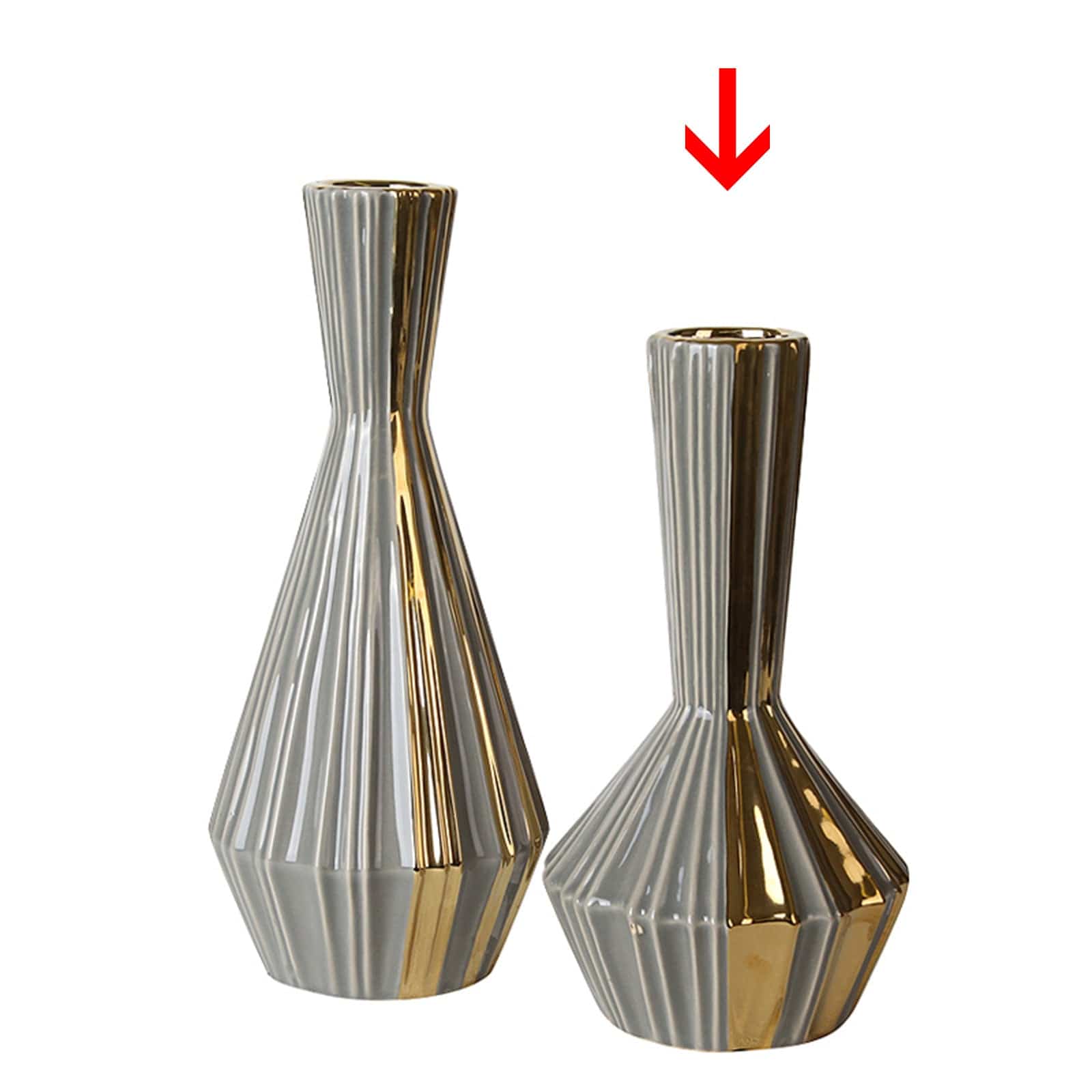 Handmade Decorative Vase Fa-D2060B -  Vases - ebarza Furniture UAE | Shop Modern Furniture in Abu Dhabi & Dubai - مفروشات ايبازرا في الامارات | تسوق اثاث عصري وديكورات مميزة في دبي وابوظبي