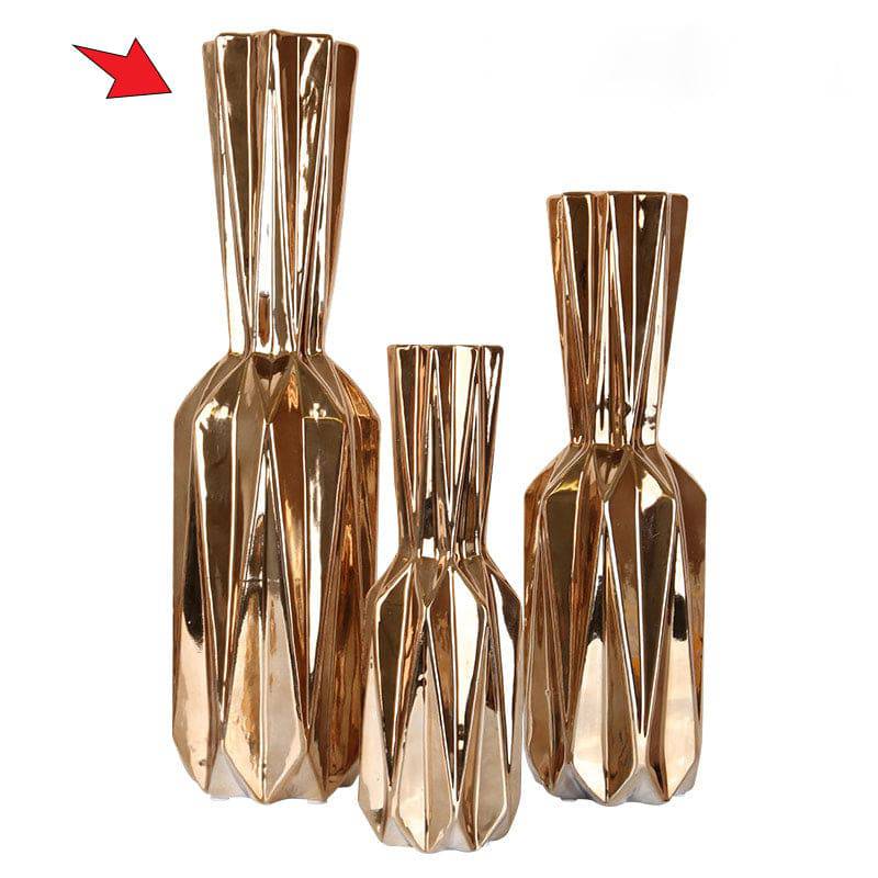 Handmade Decorative Vase  Faad21A -  Vases - ebarza Furniture UAE | Shop Modern Furniture in Abu Dhabi & Dubai - مفروشات ايبازرا في الامارات | تسوق اثاث عصري وديكورات مميزة في دبي وابوظبي