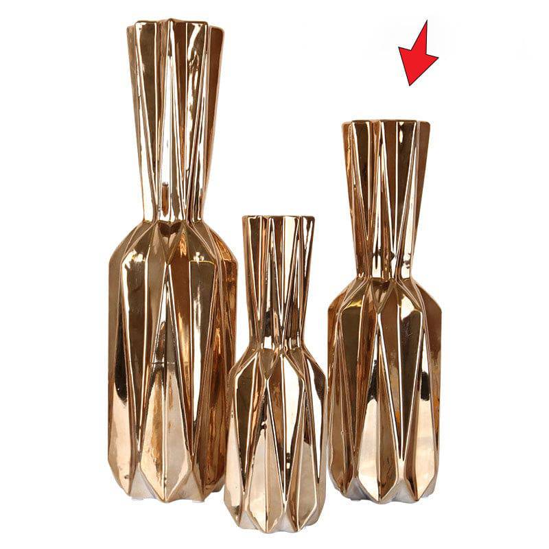 Handmade Decorative Vase  Faad21B -  Vases - ebarza Furniture UAE | Shop Modern Furniture in Abu Dhabi & Dubai - مفروشات ايبازرا في الامارات | تسوق اثاث عصري وديكورات مميزة في دبي وابوظبي