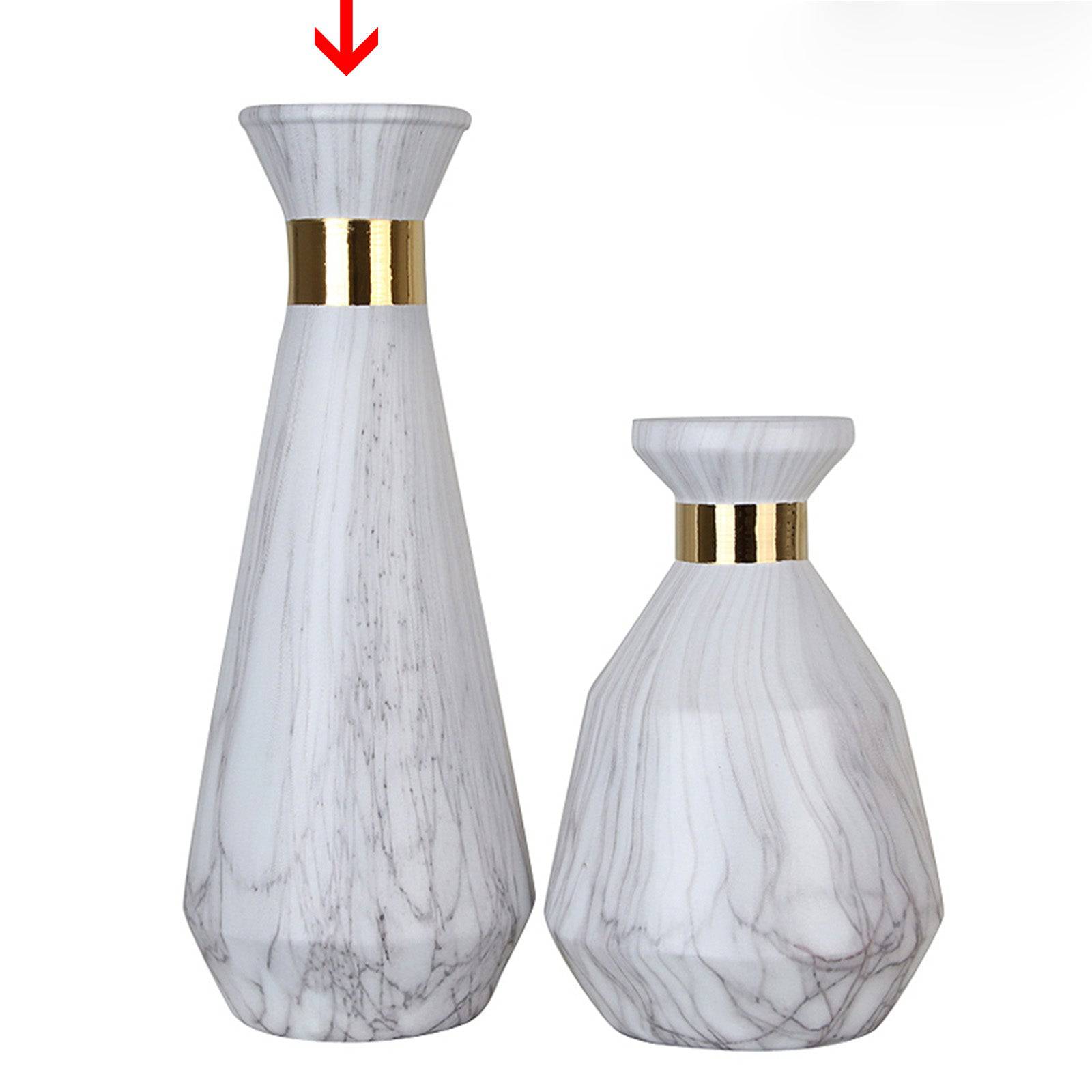 Handmade Decorative Vase  Fl-D438A -  Vases - ebarza Furniture UAE | Shop Modern Furniture in Abu Dhabi & Dubai - مفروشات ايبازرا في الامارات | تسوق اثاث عصري وديكورات مميزة في دبي وابوظبي