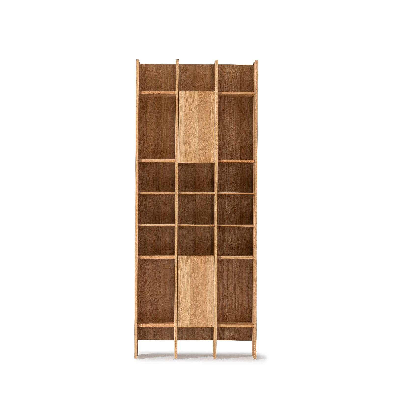 Hera Wall Unit Bookshelves Double Module Hera-Wall61 -  Bookcases | حراء وحدة الحائط رفوف وحدة مزدوجة - ebarza Furniture UAE | Shop Modern Furniture in Abu Dhabi & Dubai - مفروشات ايبازرا في الامارات | تسوق اثاث عصري وديكورات مميزة في دبي وابوظبي