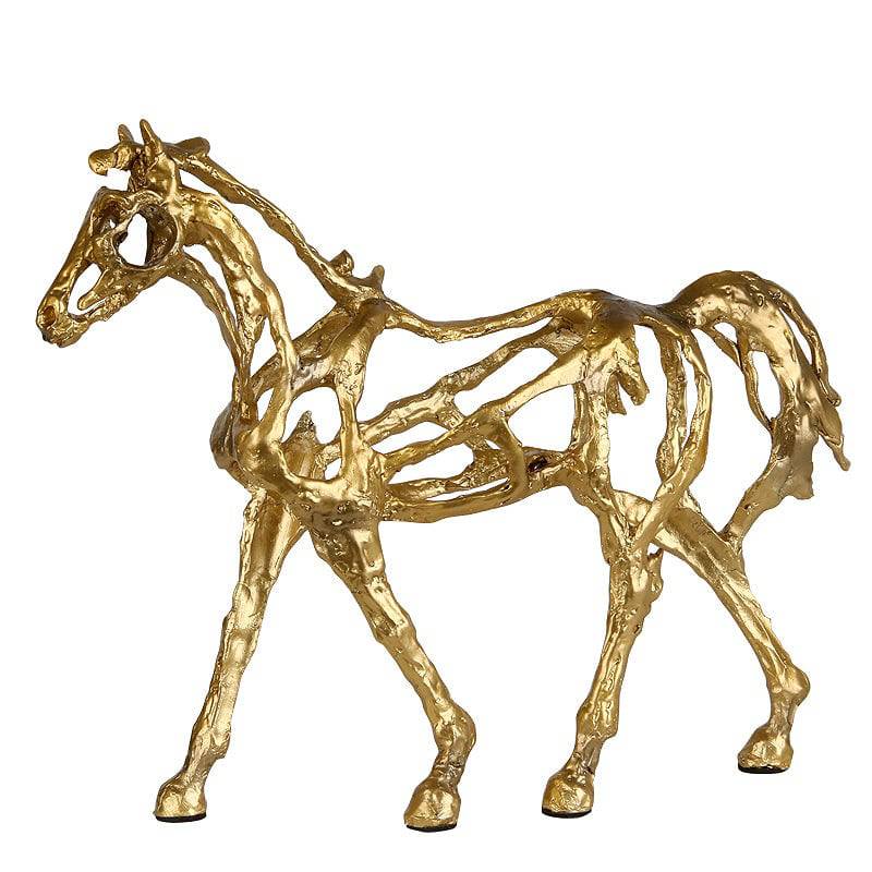 Horse Art  Fl-J2117B -  Home Decor Figurines - ebarza Furniture UAE | Shop Modern Furniture in Abu Dhabi & Dubai - مفروشات ايبازرا في الامارات | تسوق اثاث عصري وديكورات مميزة في دبي وابوظبي