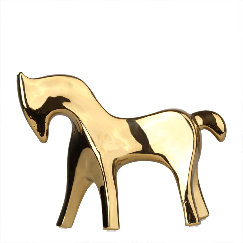 Horse Ceramic Decor Fl-D384 -  Home Decor Figurines - ebarza Furniture UAE | Shop Modern Furniture in Abu Dhabi & Dubai - مفروشات ايبازرا في الامارات | تسوق اثاث عصري وديكورات مميزة في دبي وابوظبي