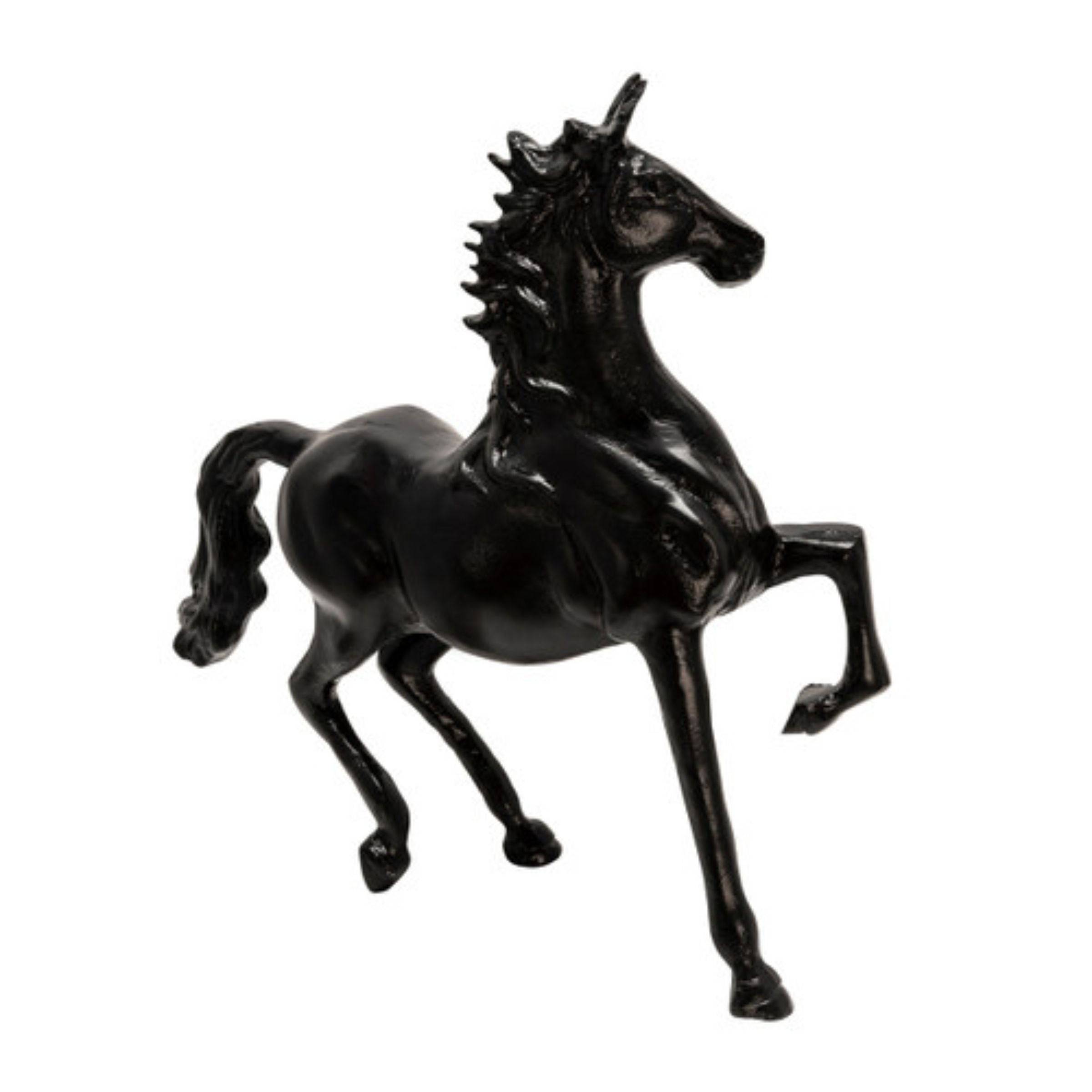 Horse Sculpture 40 Cm - Black 15514-01 -  Home Decor Figurines | تمثال حصان 40 سم - اسود - ebarza Furniture UAE | Shop Modern Furniture in Abu Dhabi & Dubai - مفروشات ايبازرا في الامارات | تسوق اثاث عصري وديكورات مميزة في دبي وابوظبي