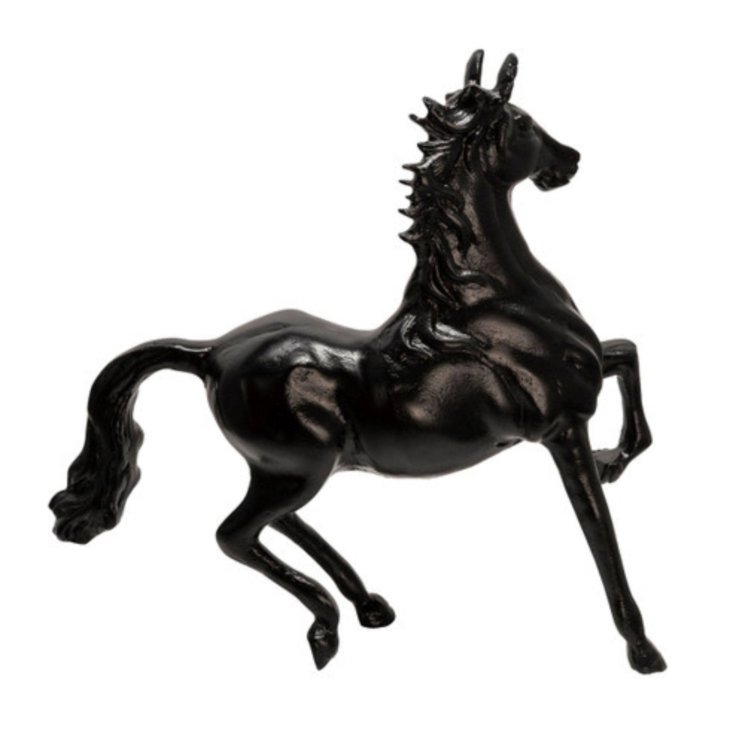 Horse Sculpture 40 Cm - Black 15514-01 -  Home Decor Figurines | تمثال حصان 40 سم - اسود - ebarza Furniture UAE | Shop Modern Furniture in Abu Dhabi & Dubai - مفروشات ايبازرا في الامارات | تسوق اثاث عصري وديكورات مميزة في دبي وابوظبي