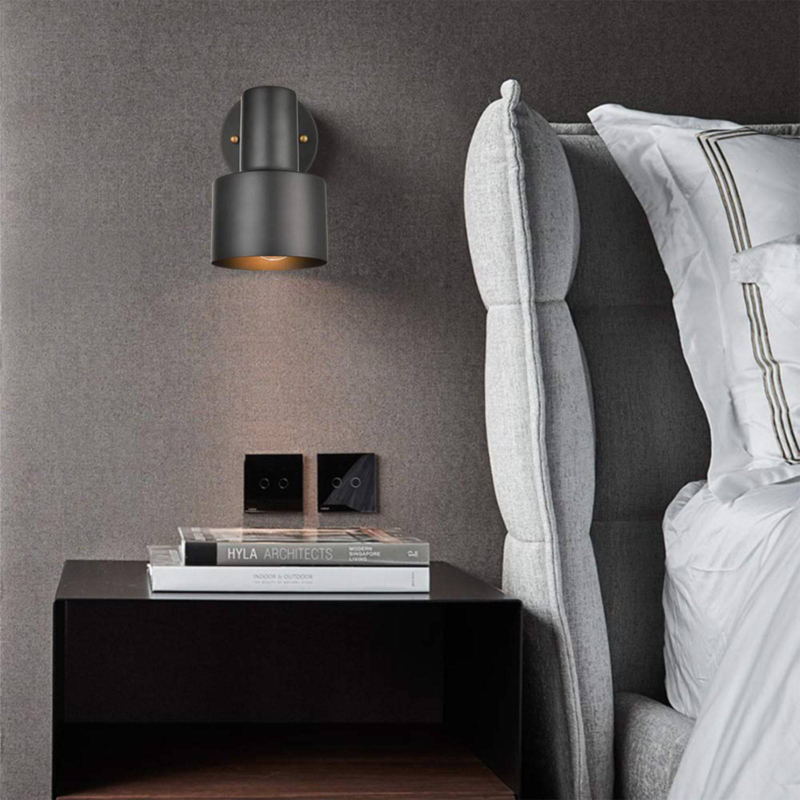 Hotel Style Headboard/Wall Reading Lamp Cy-Bd-035-Bk -  Wall Lamps - ebarza Furniture UAE | Shop Modern Furniture in Abu Dhabi & Dubai - مفروشات ايبازرا في الامارات | تسوق اثاث عصري وديكورات مميزة في دبي وابوظبي