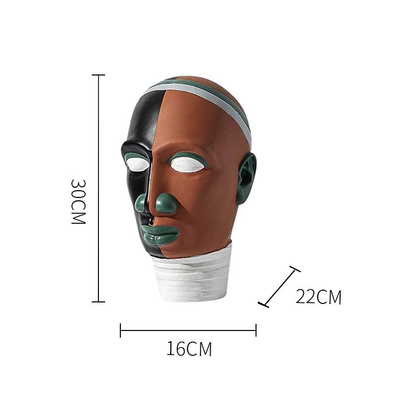 Human Head Ornaments Fc-Sz2153 -  Home Decor Figurines - ebarza Furniture UAE | Shop Modern Furniture in Abu Dhabi & Dubai - مفروشات ايبازرا في الامارات | تسوق اثاث عصري وديكورات مميزة في دبي وابوظبي