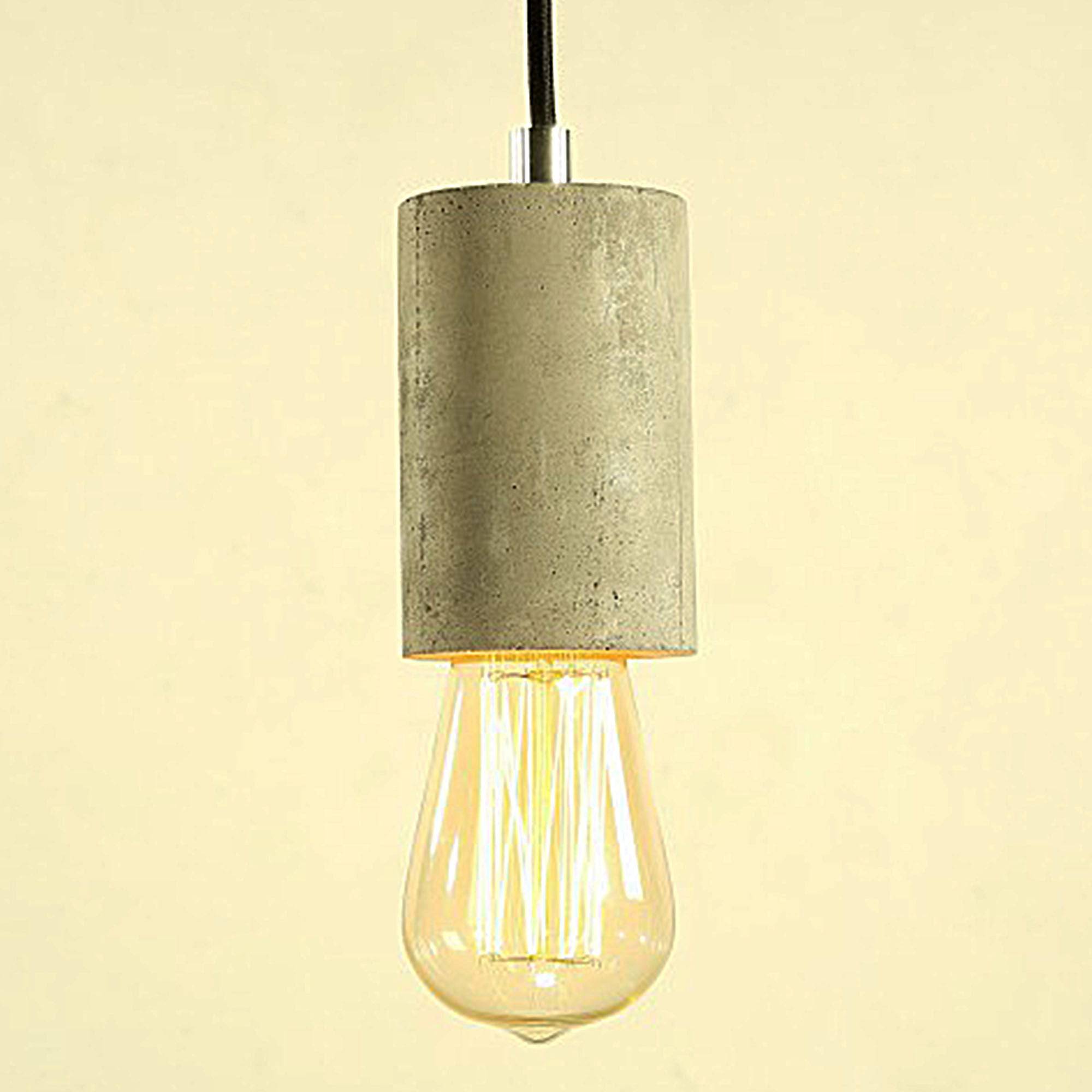 Industrial  Cement  Pendant  Lamp  Cy-Dd-250 -  Pendant Lamps - ebarza Furniture UAE | Shop Modern Furniture in Abu Dhabi & Dubai - مفروشات ايبازرا في الامارات | تسوق اثاث عصري وديكورات مميزة في دبي وابوظبي