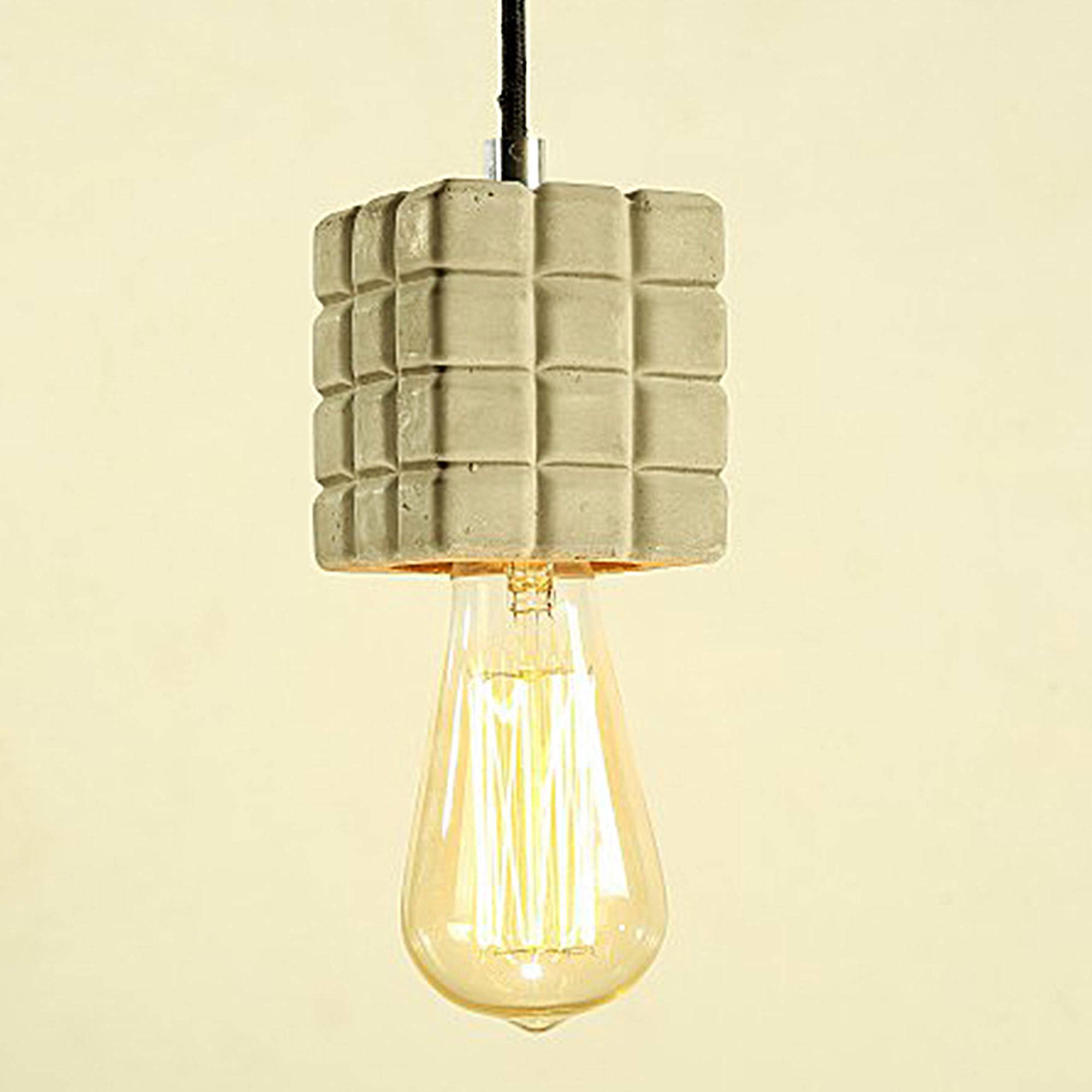 Industrial  Cement  Pendant  Lamp  Cy-Dd-251 -  Pendant Lamps - ebarza Furniture UAE | Shop Modern Furniture in Abu Dhabi & Dubai - مفروشات ايبازرا في الامارات | تسوق اثاث عصري وديكورات مميزة في دبي وابوظبي