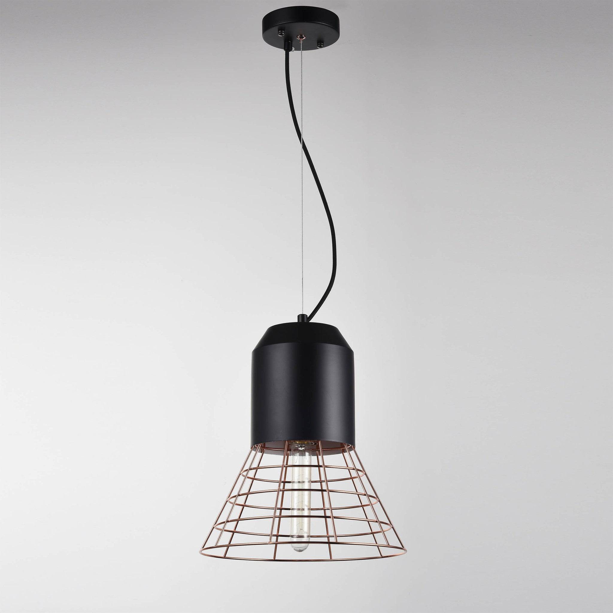 Industrial  Pendant Lamp F4801/1 -  Pendant Lamps | مصباح معلق من اندستريال - ebarza Furniture UAE | Shop Modern Furniture in Abu Dhabi & Dubai - مفروشات ايبازرا في الامارات | تسوق اثاث عصري وديكورات مميزة في دبي وابوظبي