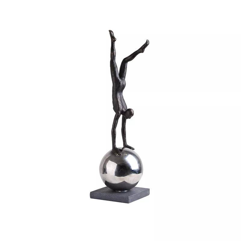 Inverted Man-Gold Fc-Sz2119B -  Home Decor Figurines | الرجل الذهب المقلوب - ebarza Furniture UAE | Shop Modern Furniture in Abu Dhabi & Dubai - مفروشات ايبازرا في الامارات | تسوق اثاث عصري وديكورات مميزة في دبي وابوظبي