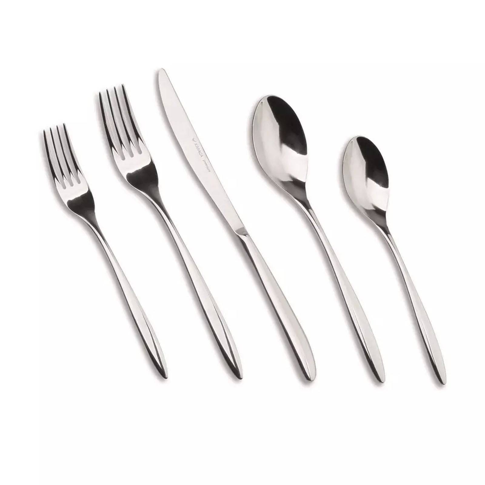 Karaca 84-Piece Athena Cutlery Set 153.02.01.0227 -  Cutlery Sets - ebarza Furniture UAE | Shop Modern Furniture in Abu Dhabi & Dubai - مفروشات ايبازرا في الامارات | تسوق اثاث عصري وديكورات مميزة في دبي وابوظبي