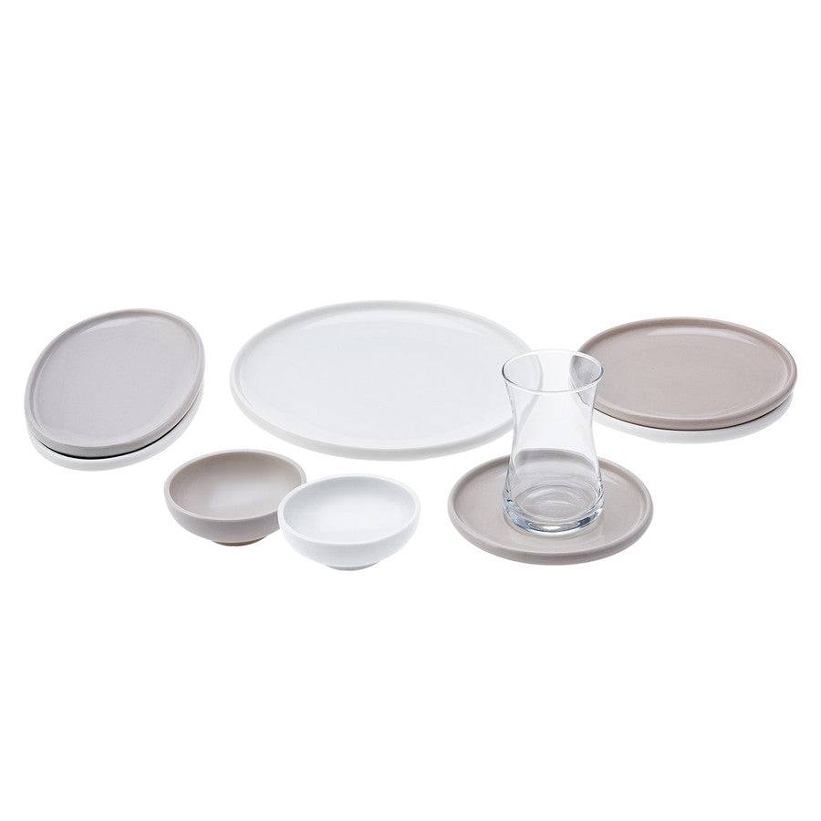 Karaca Cordelia Gray 26 Pieces 6 Person Porcelain Breakfast/Serving Set 153.03.08.1057 -  Breakfast Sets | كاراجا كورديليا جراي 26 قطعة 6 أفراد من الخزف للإفطار / مجموعة التقديم - ebarza Furniture UAE | Shop Modern Furniture in Abu Dhabi & Dubai - مفروشات ايبازرا في الامارات | تسوق اثاث عصري وديكورات مميزة في دبي وابوظبي