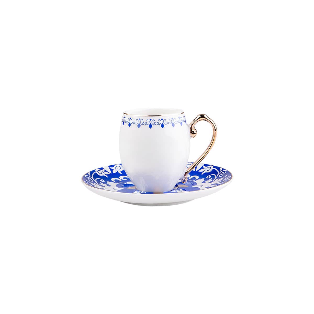 Karaca Deep Sea Set Of 6 Coffee Cups 153.03.06.2190 -  Coffee Sets | طقم كاراجا ديب سي من 6 فناجين قهوة - ebarza Furniture UAE | Shop Modern Furniture in Abu Dhabi & Dubai - مفروشات ايبازرا في الامارات | تسوق اثاث عصري وديكورات مميزة في دبي وابوظبي