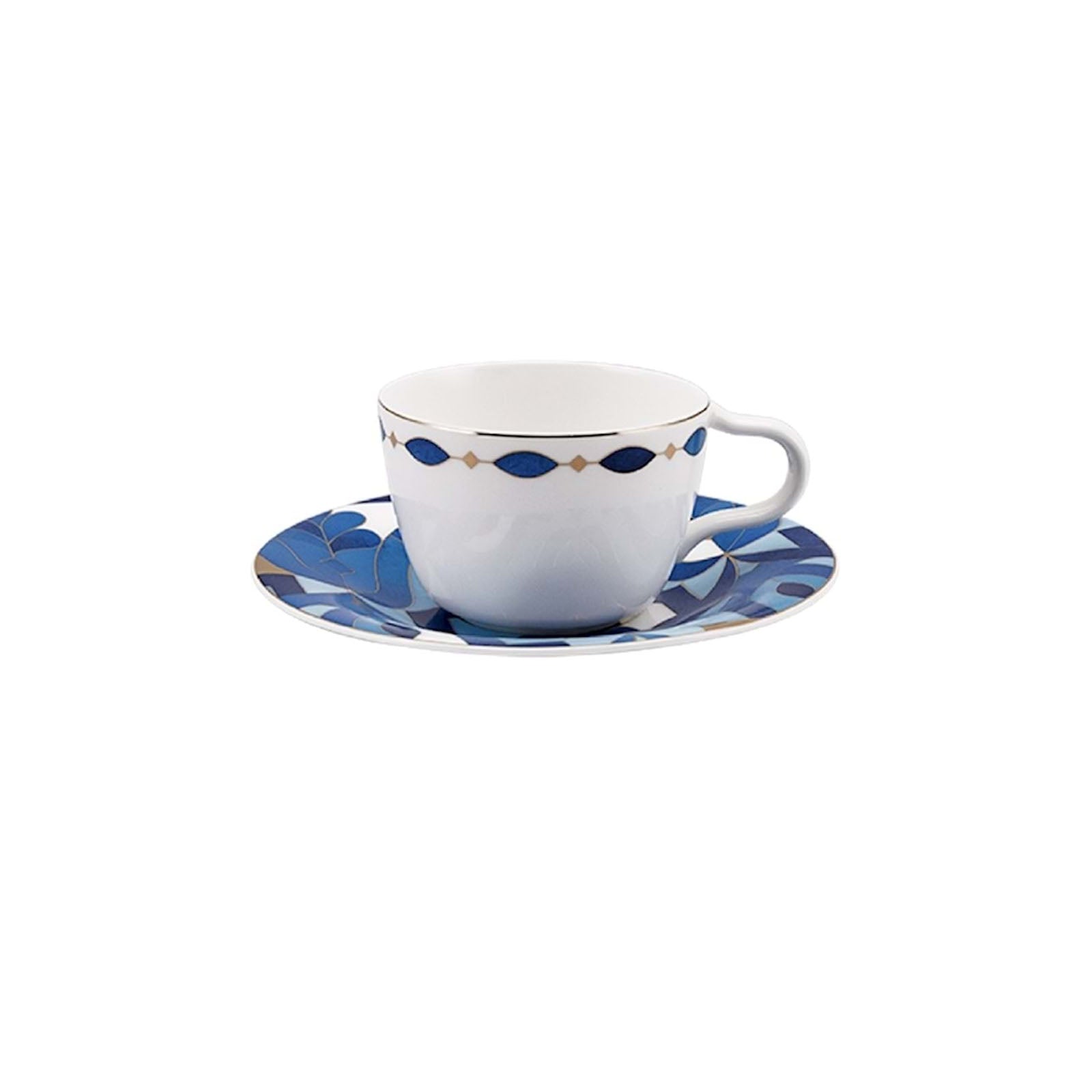 Karaca Fine Pearl Azur 26 Pieces Breakfast Set For 6 People 153.03.07.7552 -  Dinnerware Sets - ebarza Furniture UAE | Shop Modern Furniture in Abu Dhabi & Dubai - مفروشات ايبازرا في الامارات | تسوق اثاث عصري وديكورات مميزة في دبي وابوظبي