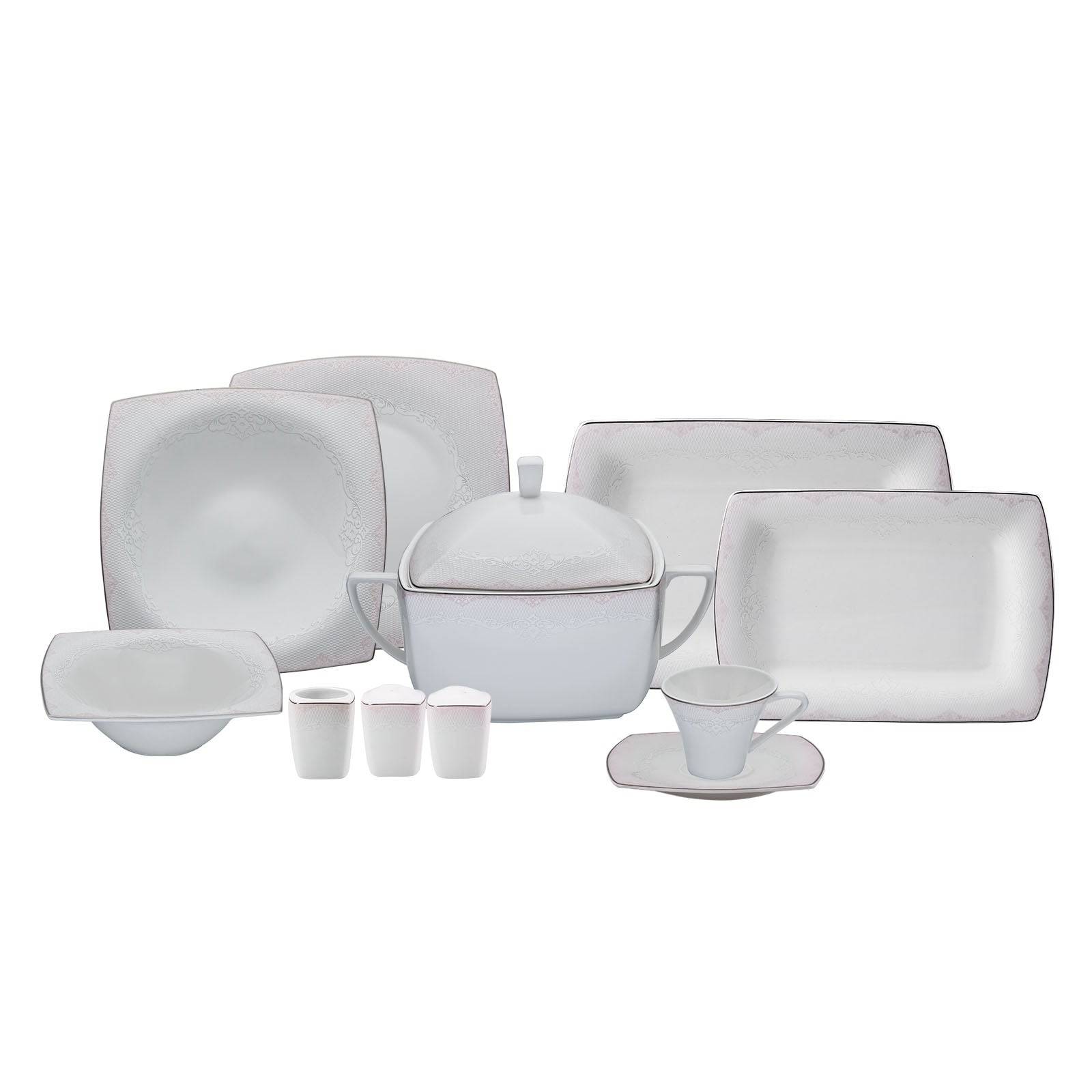 Karaca Fine Pearl Grace Mint 86 Pieces İnci Dinner Set 153.01.01.2676 -  Dinnerware Sets - ebarza Furniture UAE | Shop Modern Furniture in Abu Dhabi & Dubai - مفروشات ايبازرا في الامارات | تسوق اثاث عصري وديكورات مميزة في دبي وابوظبي