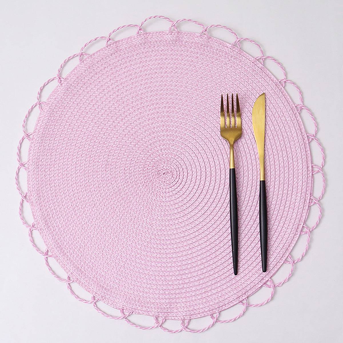 Karaca Greenhouse 2-Set Placemat Pink 153.20.01.0249 -  Placemats | كاراجا مجموعتان من مفرش المائدة باللون الوردي - ebarza Furniture UAE | Shop Modern Furniture in Abu Dhabi & Dubai - مفروشات ايبازرا في الامارات | تسوق اثاث عصري وديكورات مميزة في دبي وابوظبي