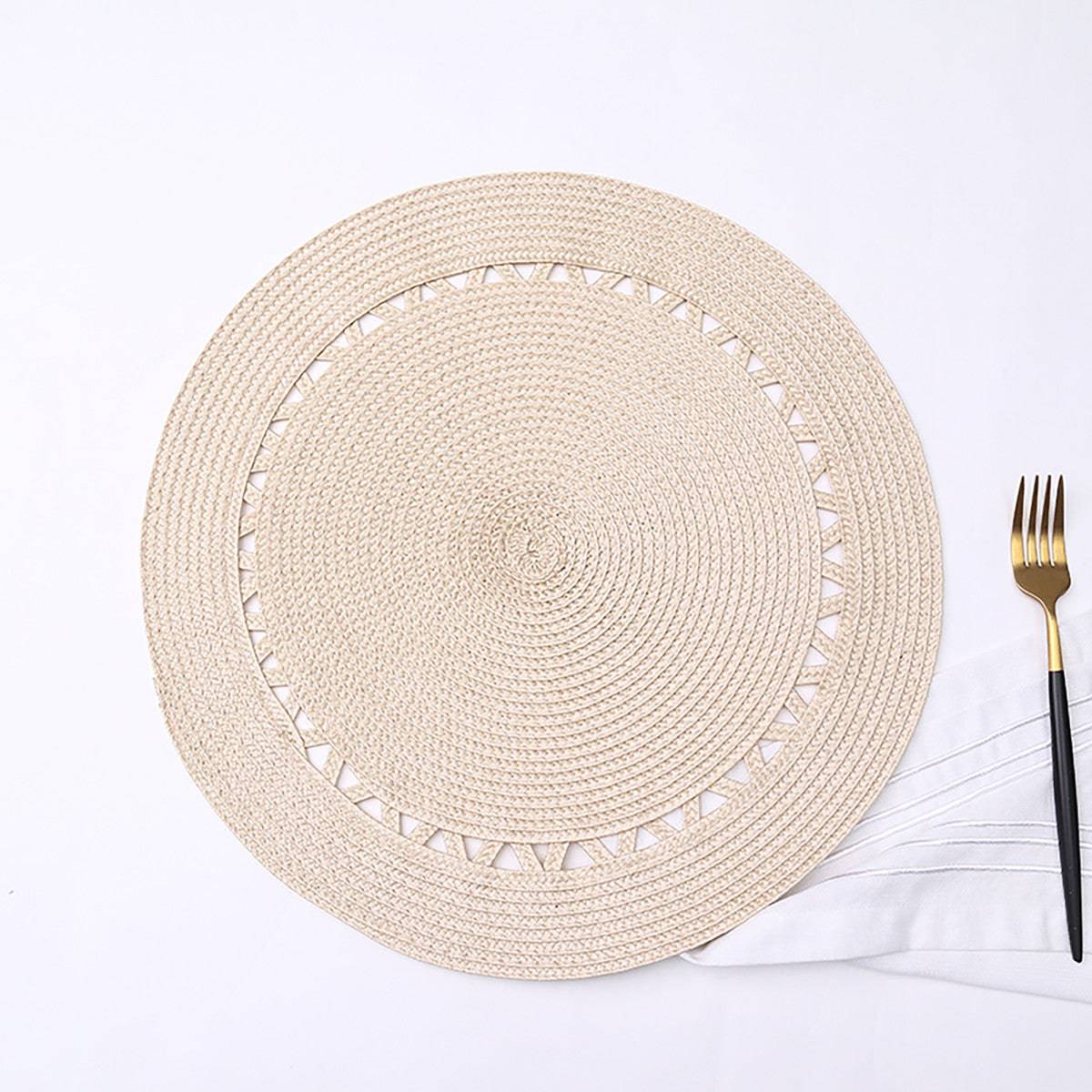 Karaca Greenhouse Straw Look Placemat Natural 153.20.01.0255 -  Placemats | قش كاراجا ، مظهر قش الدفيئة الطبيعي - ebarza Furniture UAE | Shop Modern Furniture in Abu Dhabi & Dubai - مفروشات ايبازرا في الامارات | تسوق اثاث عصري وديكورات مميزة في دبي وابوظبي