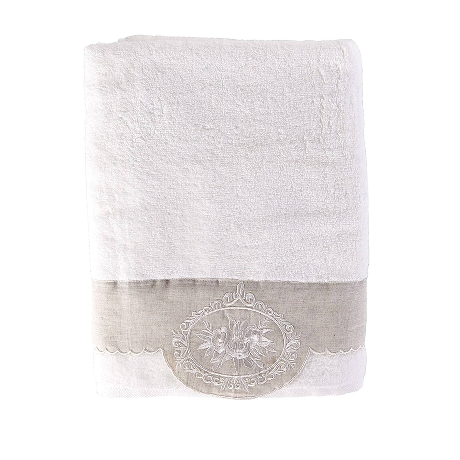 Karaca Home Assorti Embroidered Bath Towel 85X150 Cm 200.55.01.0437 -  Home Accessories - ebarza Furniture UAE | Shop Modern Furniture in Abu Dhabi & Dubai - مفروشات ايبازرا في الامارات | تسوق اثاث عصري وديكورات مميزة في دبي وابوظبي