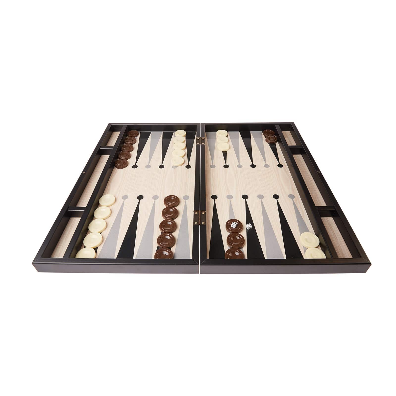 Karaca Home Elegance Black Backgammon 300.21.02.0195 -  Home Decor Figurines | لعبة طاولة الزهر الأسود من كاراجا - ebarza Furniture UAE | Shop Modern Furniture in Abu Dhabi & Dubai - مفروشات ايبازرا في الامارات | تسوق اثاث عصري وديكورات مميزة في دبي وابوظبي